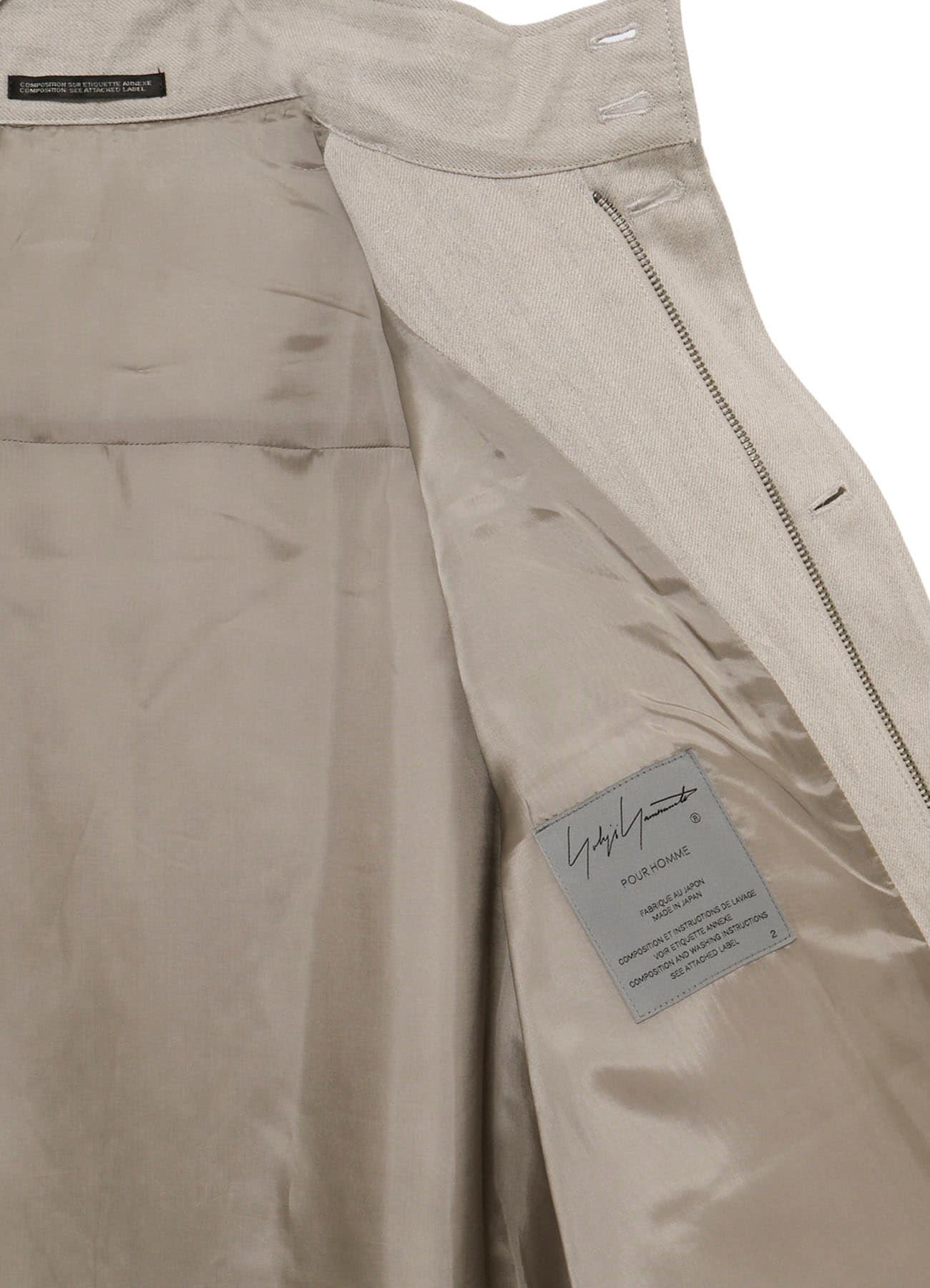 10OZ DENIM LINEN PADDED ARMY BLOUSON