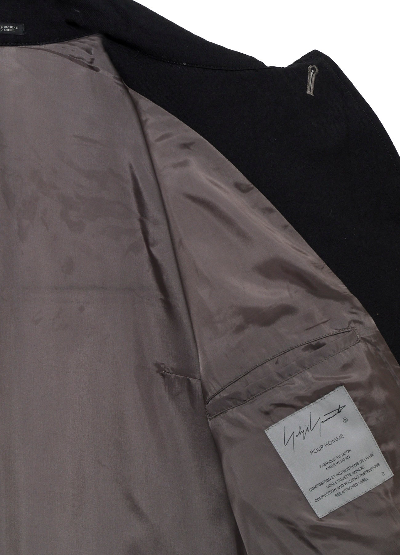 COTTON RIPSTOP PIGMENT YOKE STITCH BLOUSON