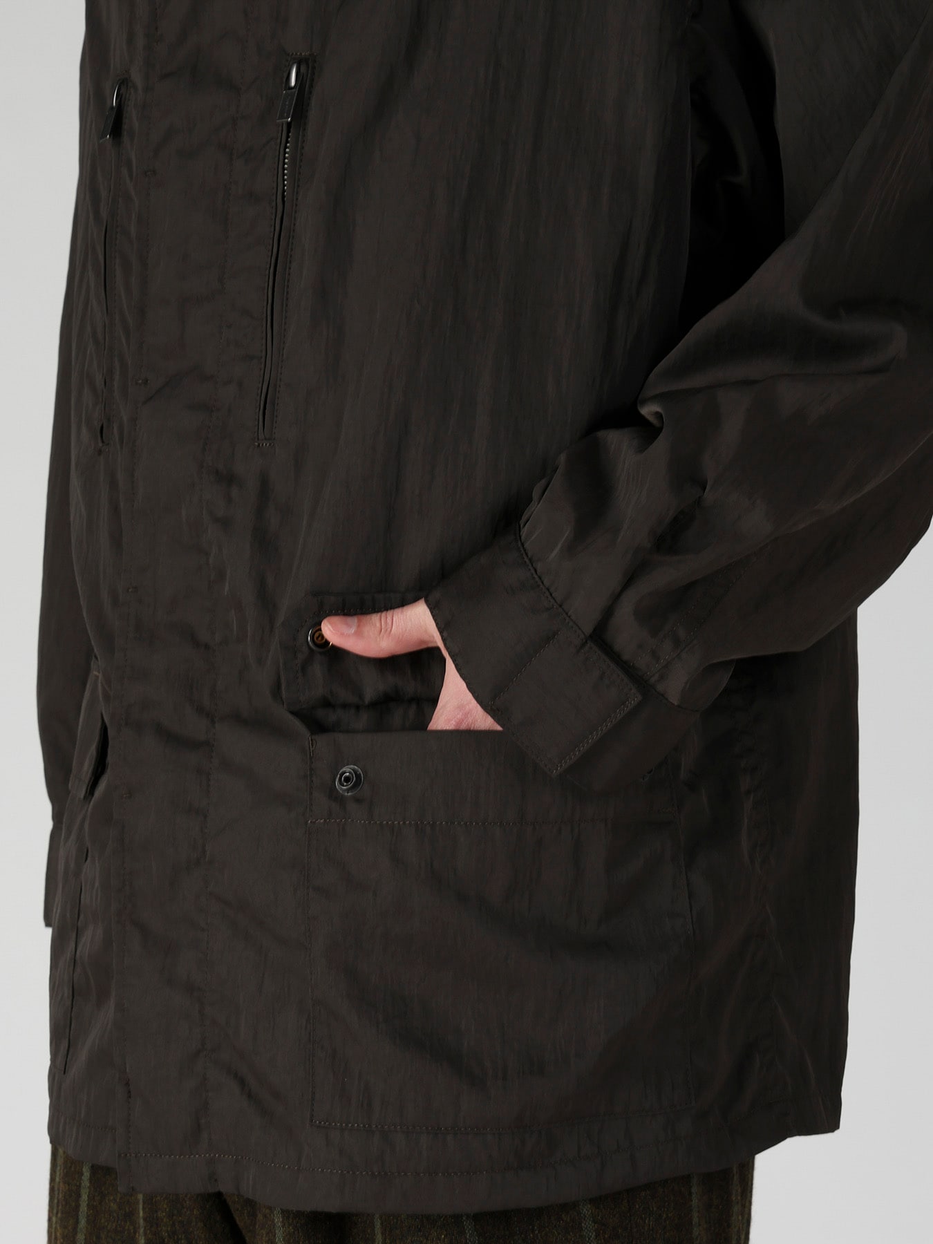 NY TWILL LIQUID DYED FLY FRONT BLOUSON