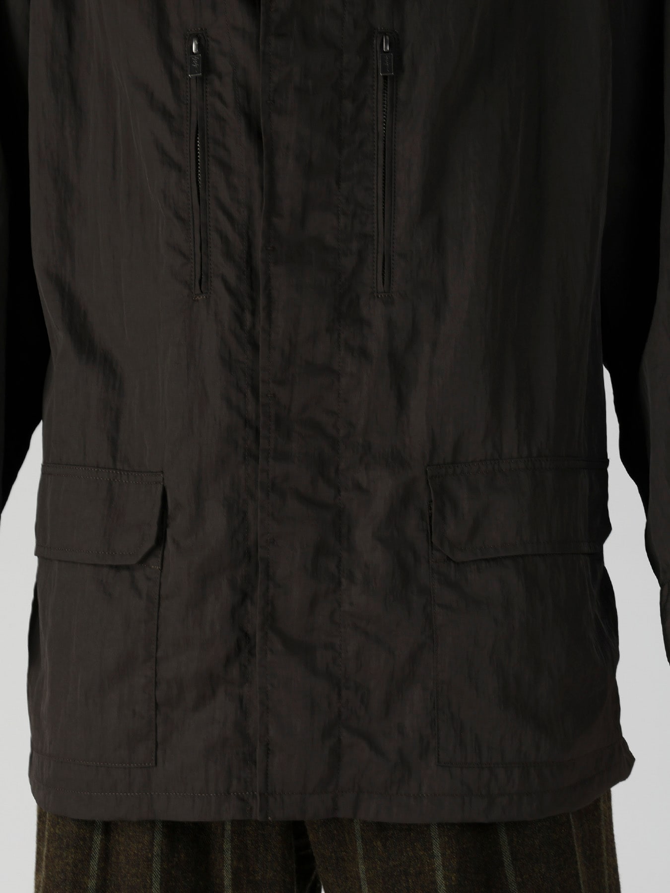 NY TWILL LIQUID DYED FLY FRONT BLOUSON