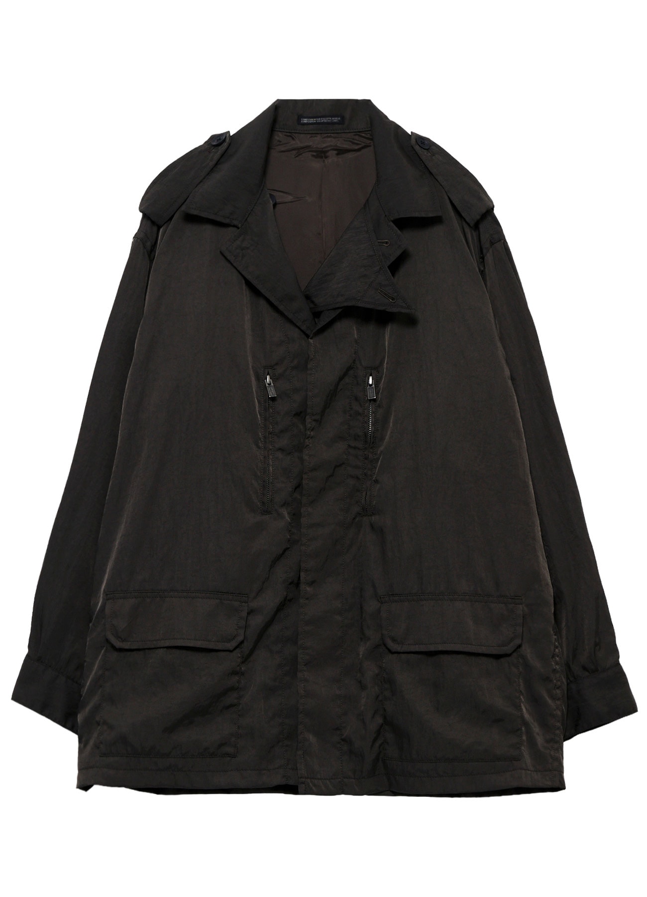 NY TWILL LIQUID DYED FLY FRONT BLOUSON