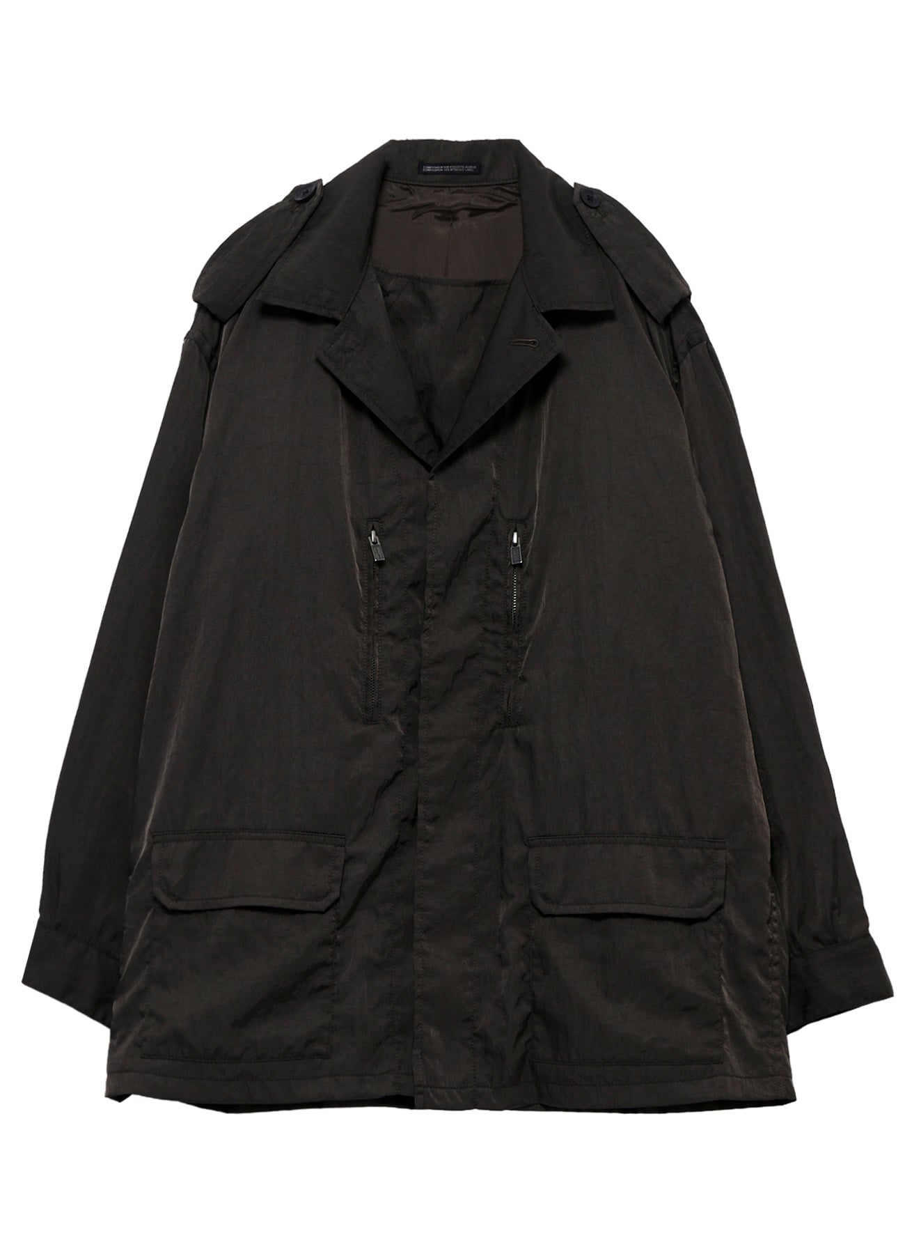 NY TWILL LIQUID DYED FLY FRONT BLOUSON