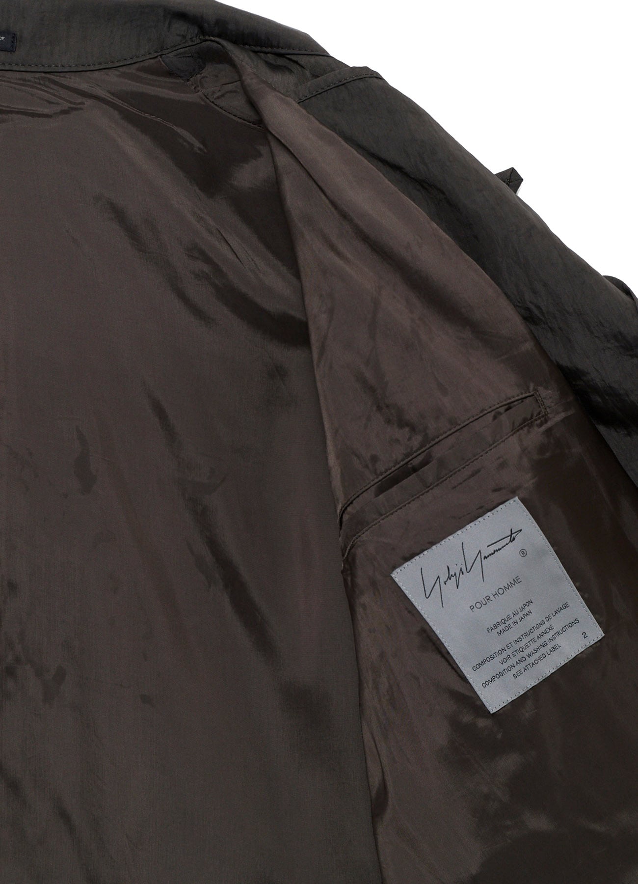 NY TWILL LIQUID DYED FLY FRONT BLOUSON