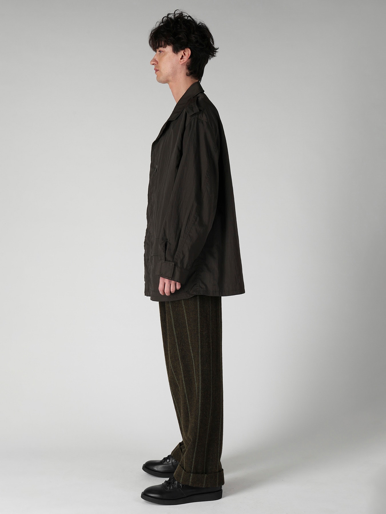 NY TWILL LIQUID DYED FLY FRONT BLOUSON