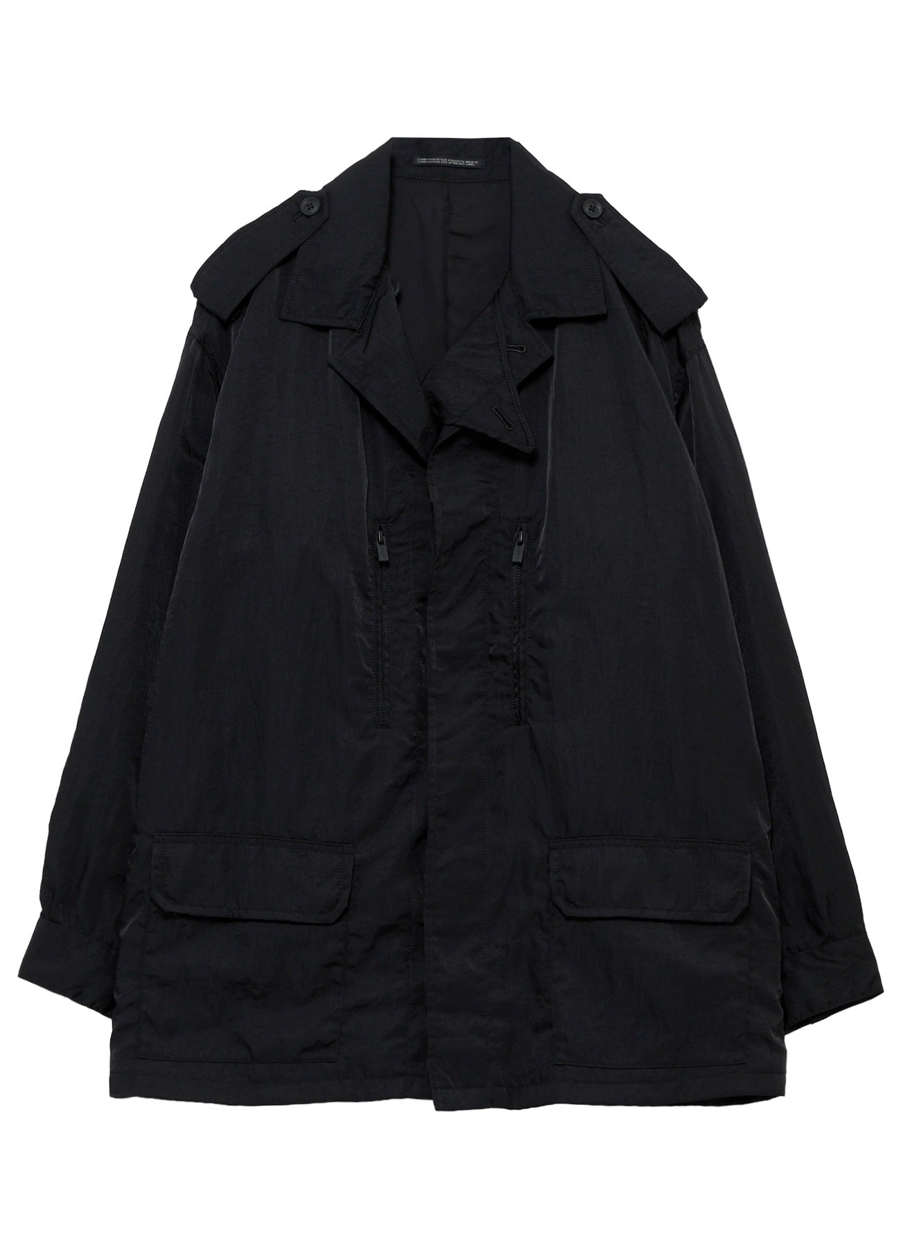 NY TWILL LIQUID DYED FLY FRONT BLOUSON