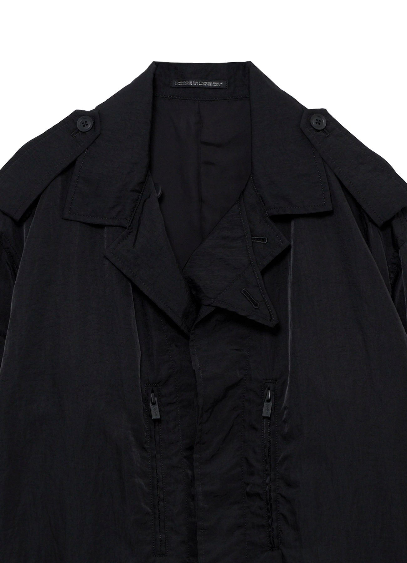 NY TWILL LIQUID DYED FLY FRONT BLOUSON