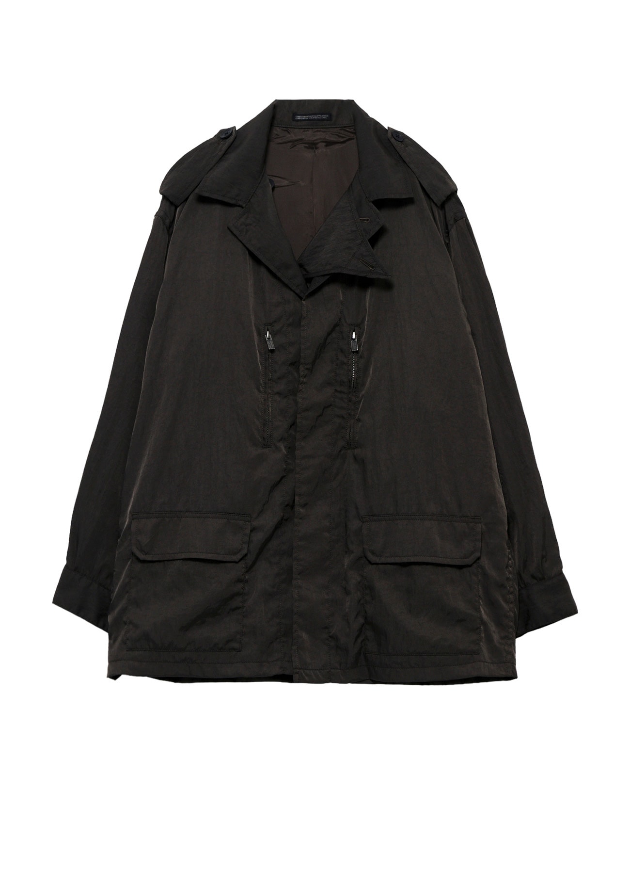 NY TWILL LIQUID DYED FLY FRONT BLOUSON
