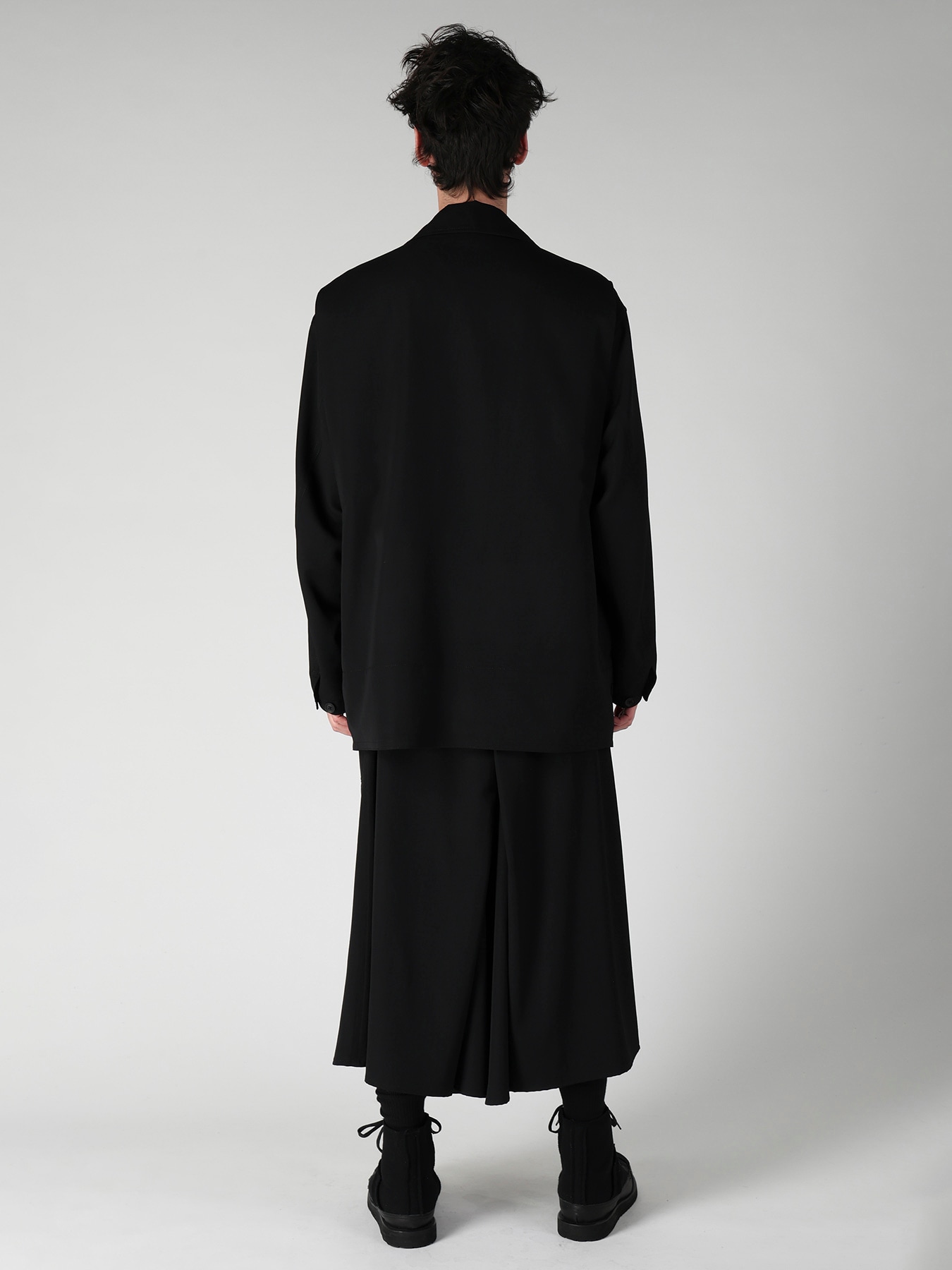 WOOL GABARDINE HUNTING BLOUSON