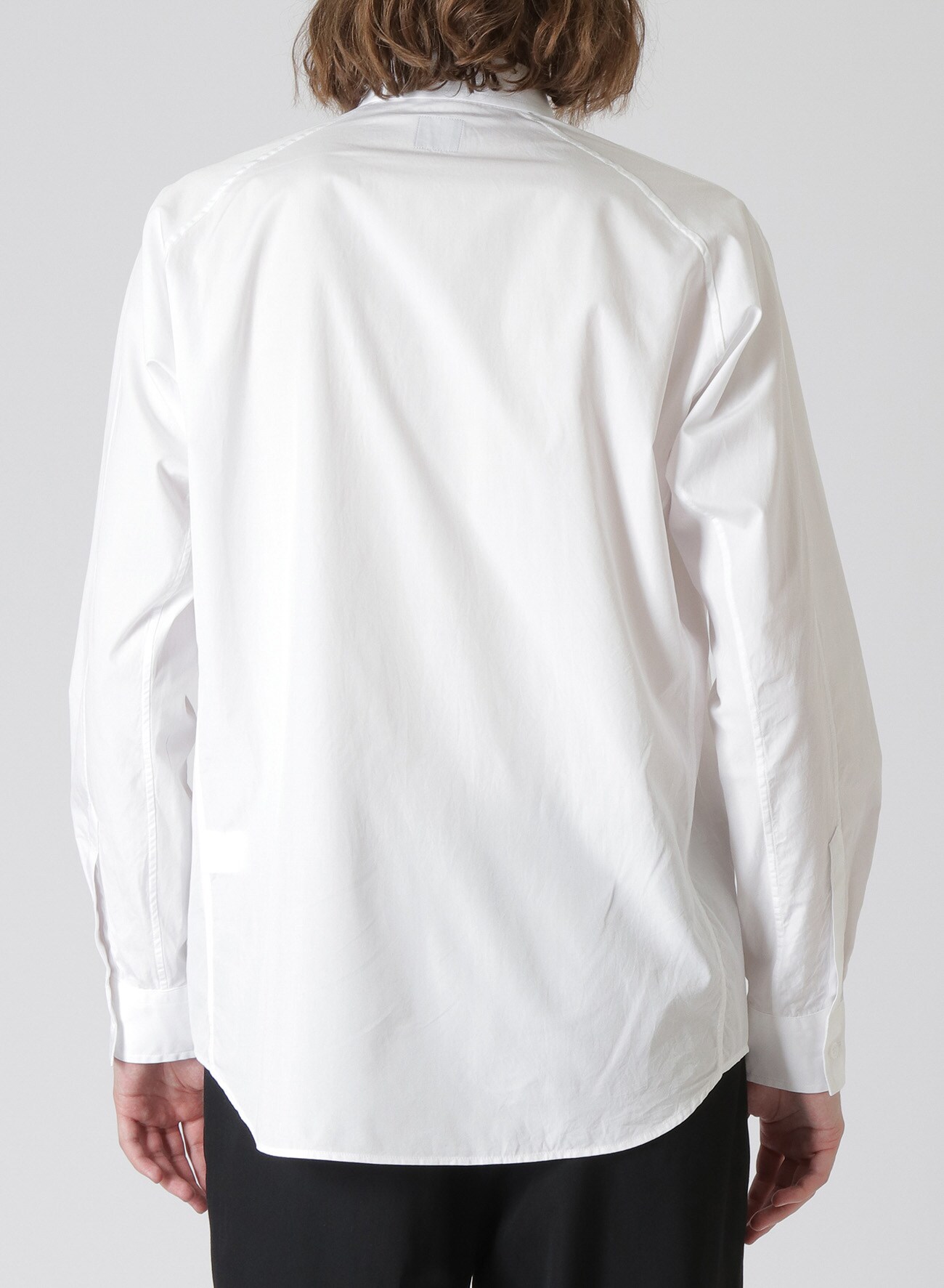 DOUTAI BROAD Y-3D CDH COLLAR SHIRT(S White): Yohji Yamamoto POUR