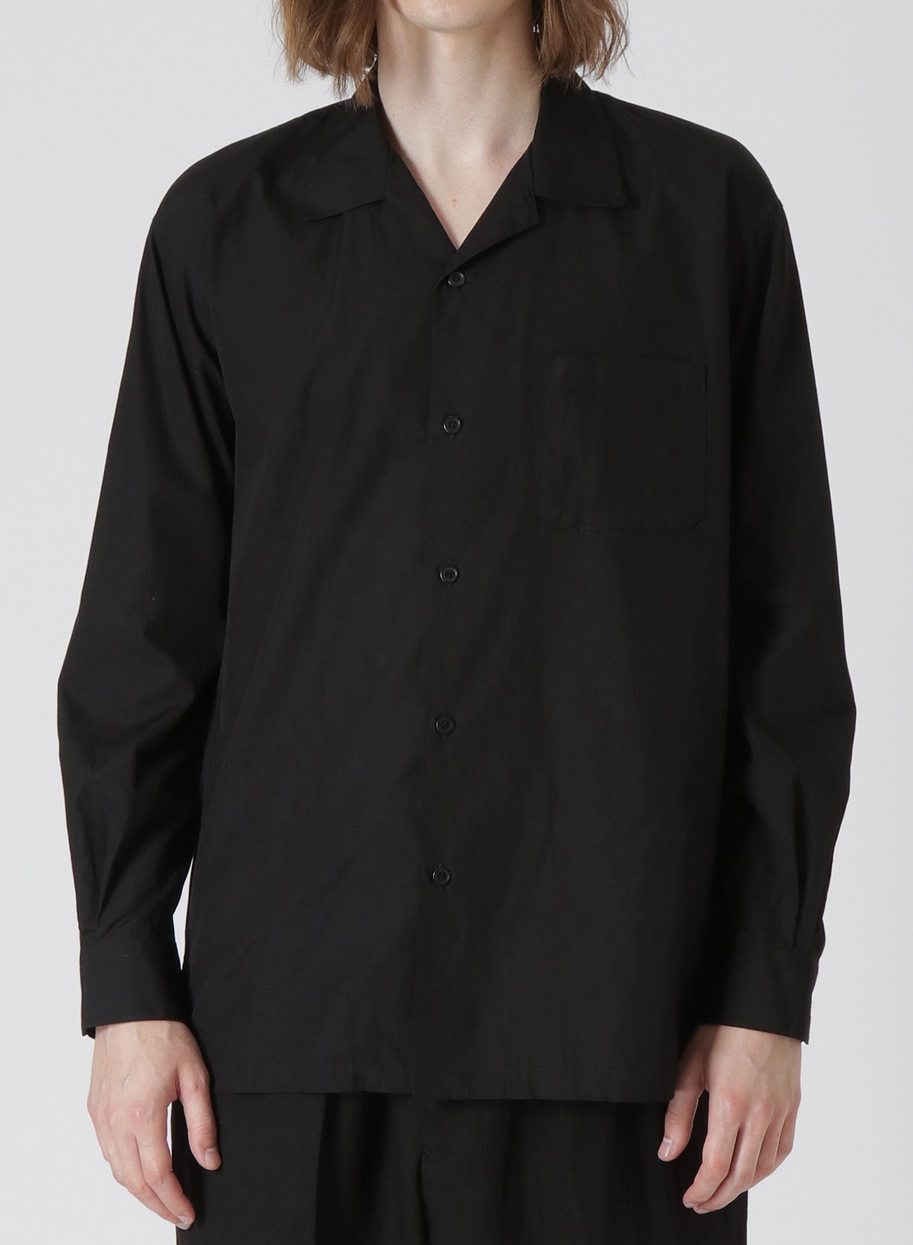 DOUTAI BROAD Y-3D CDH OPEN COLLAR SHIRT