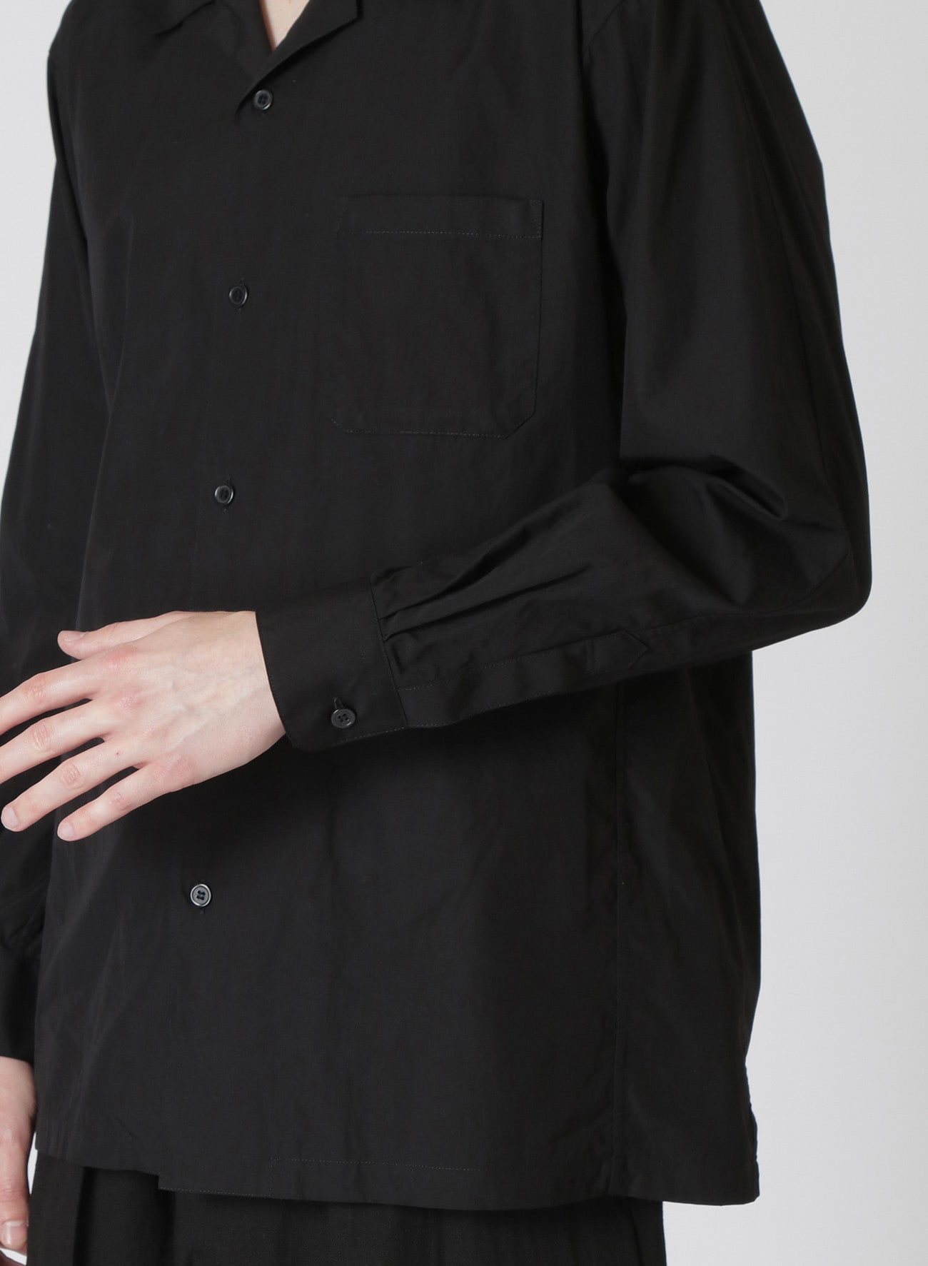 DOUTAI BROAD Y-3D CDH OPEN COLLAR SHIRT