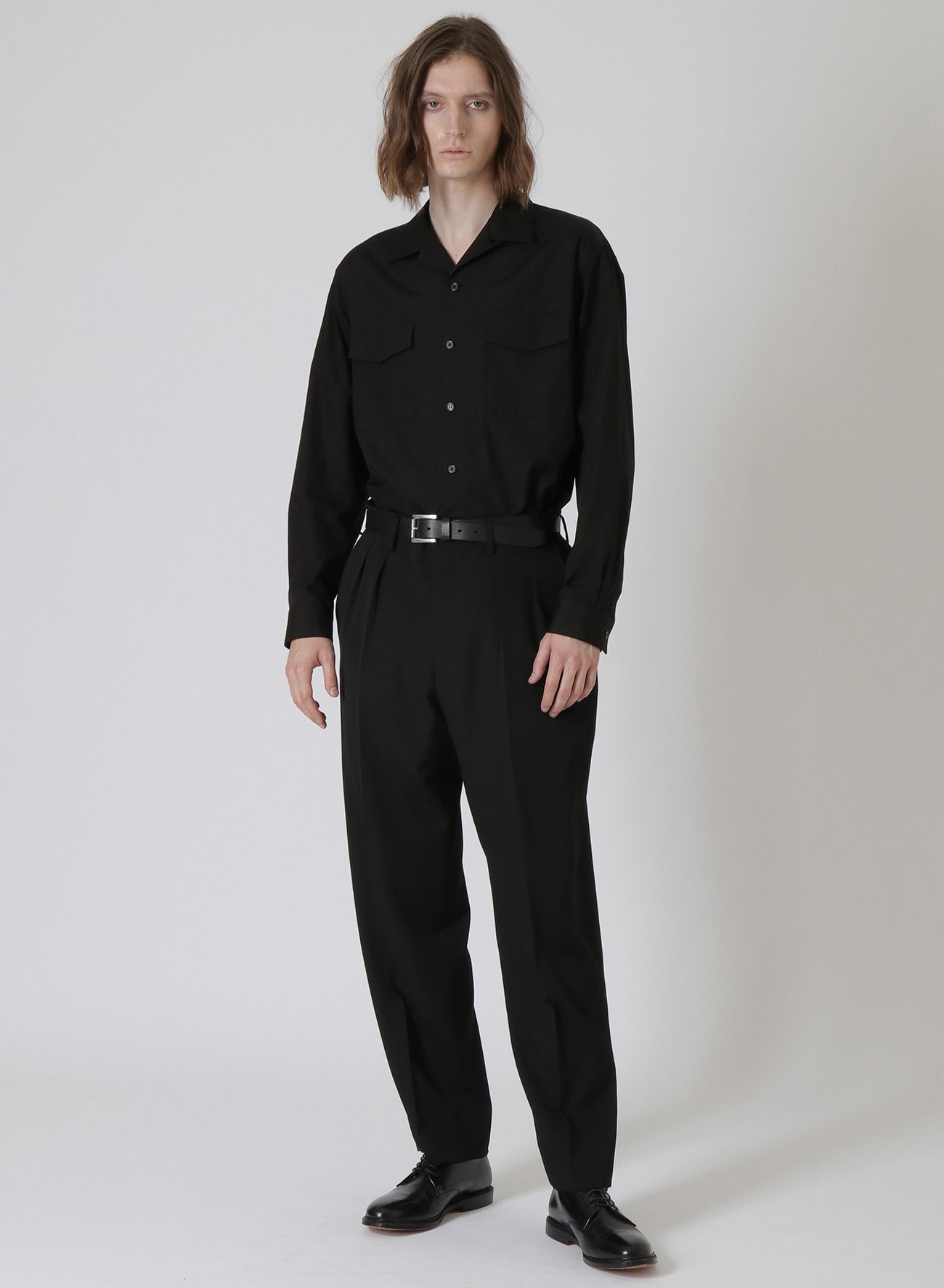 SUIT GABARDINE Z-2 TUCK PANTS