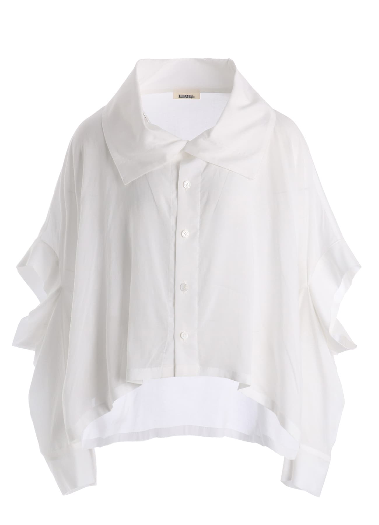 SOFT LAWN ELBOW SLIT SHIRT