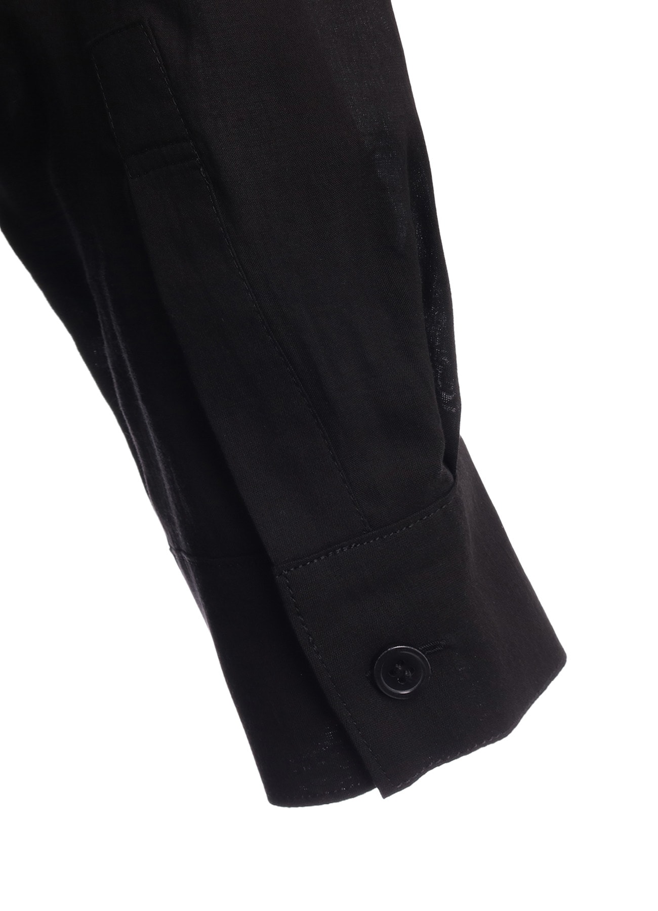 SOFT LAWN ELBOW SLIT LONG SHIRT