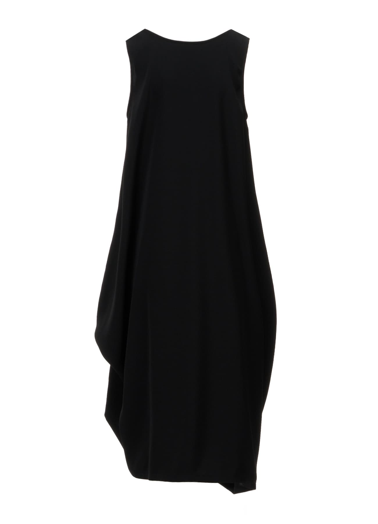 DOUBLE SATIN POCKET TUCK DRESS