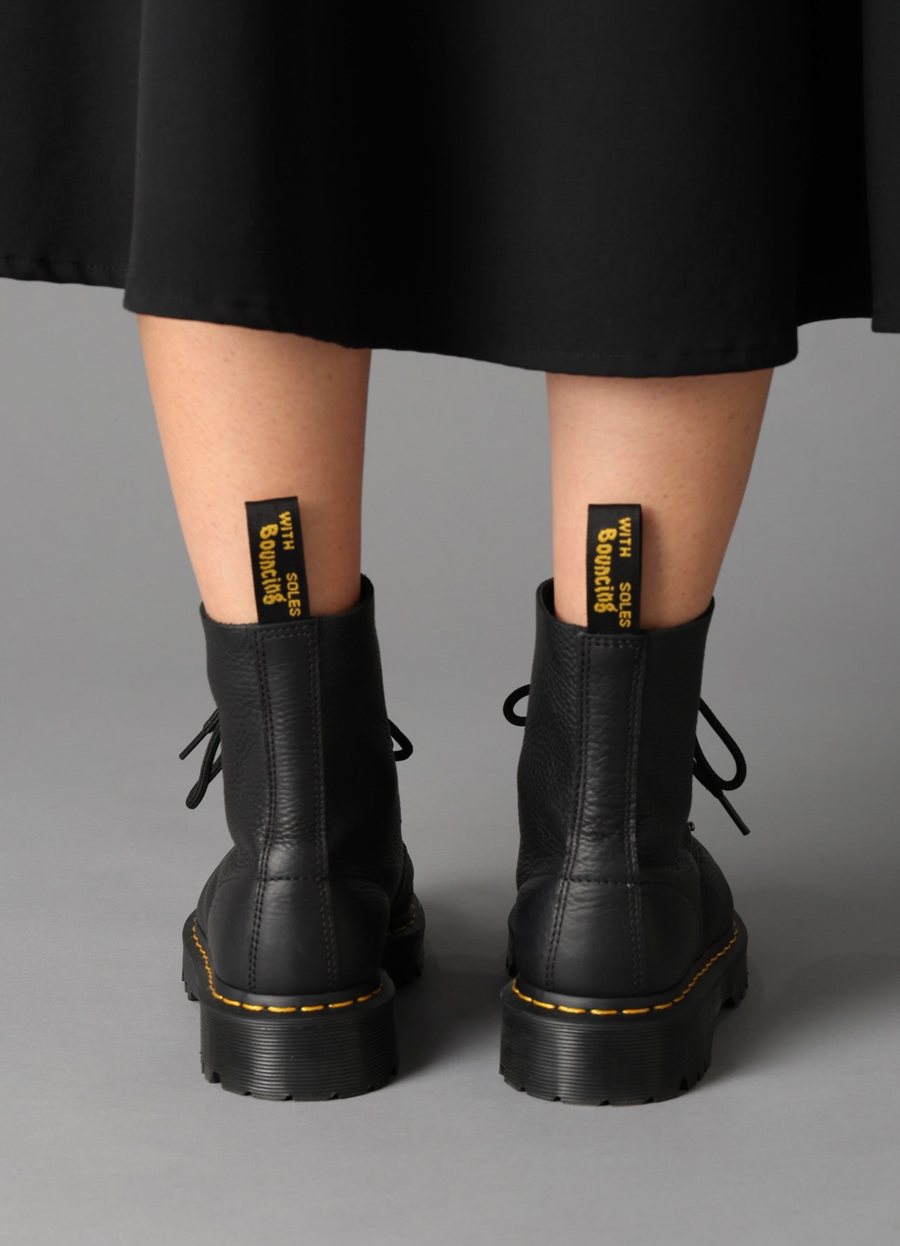 LIMI feu × Dr. Martens DOT BUTTON BOOTS