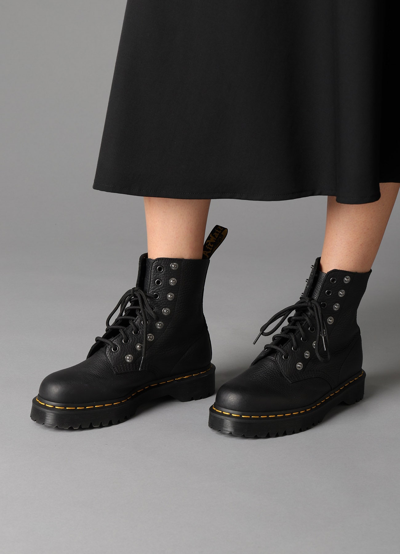 LIMI feu × Dr. Martens DOT BUTTON BOOTS