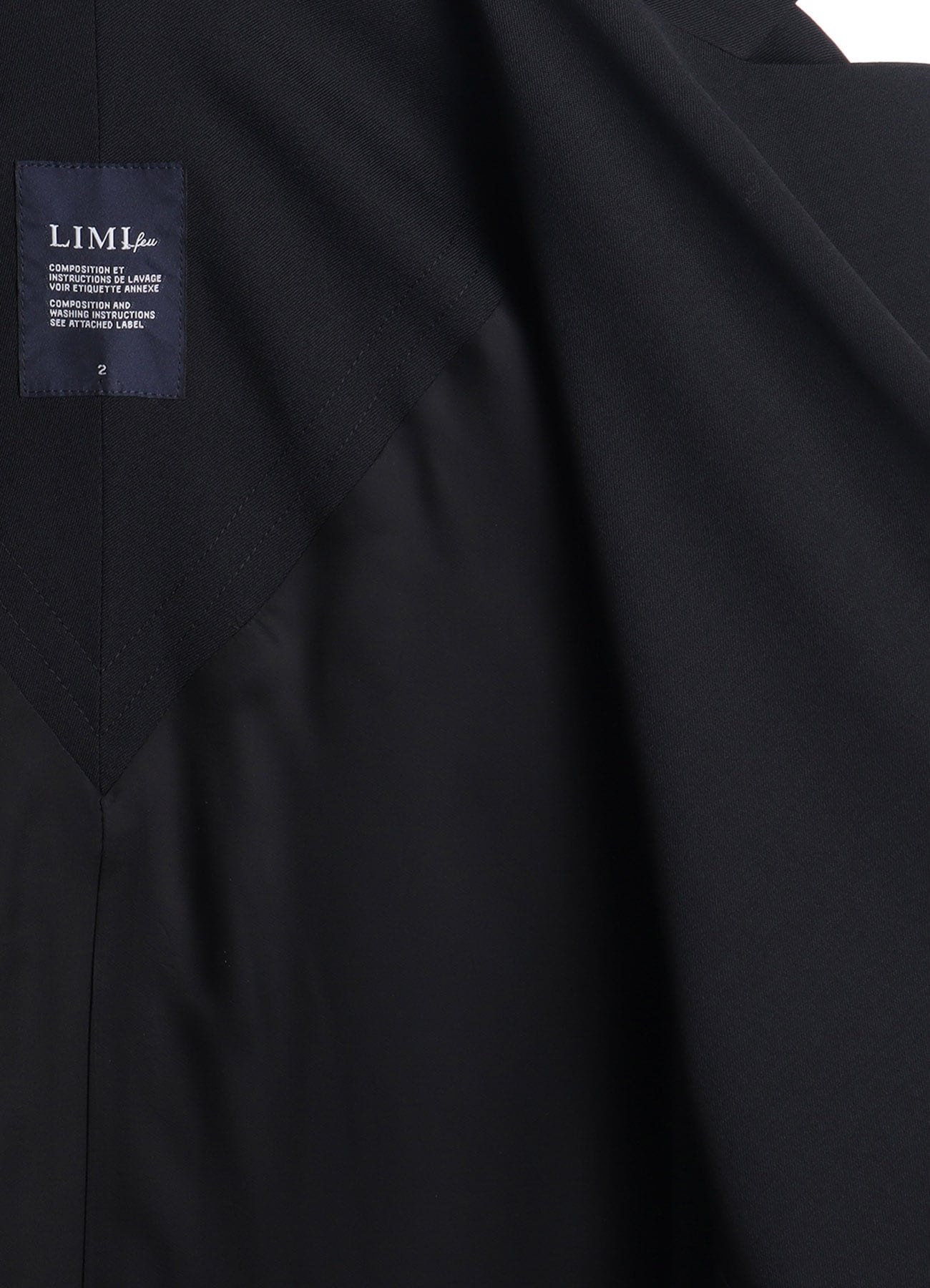 WOOL GABARDINE ELBOW PATCH LONG JACKET