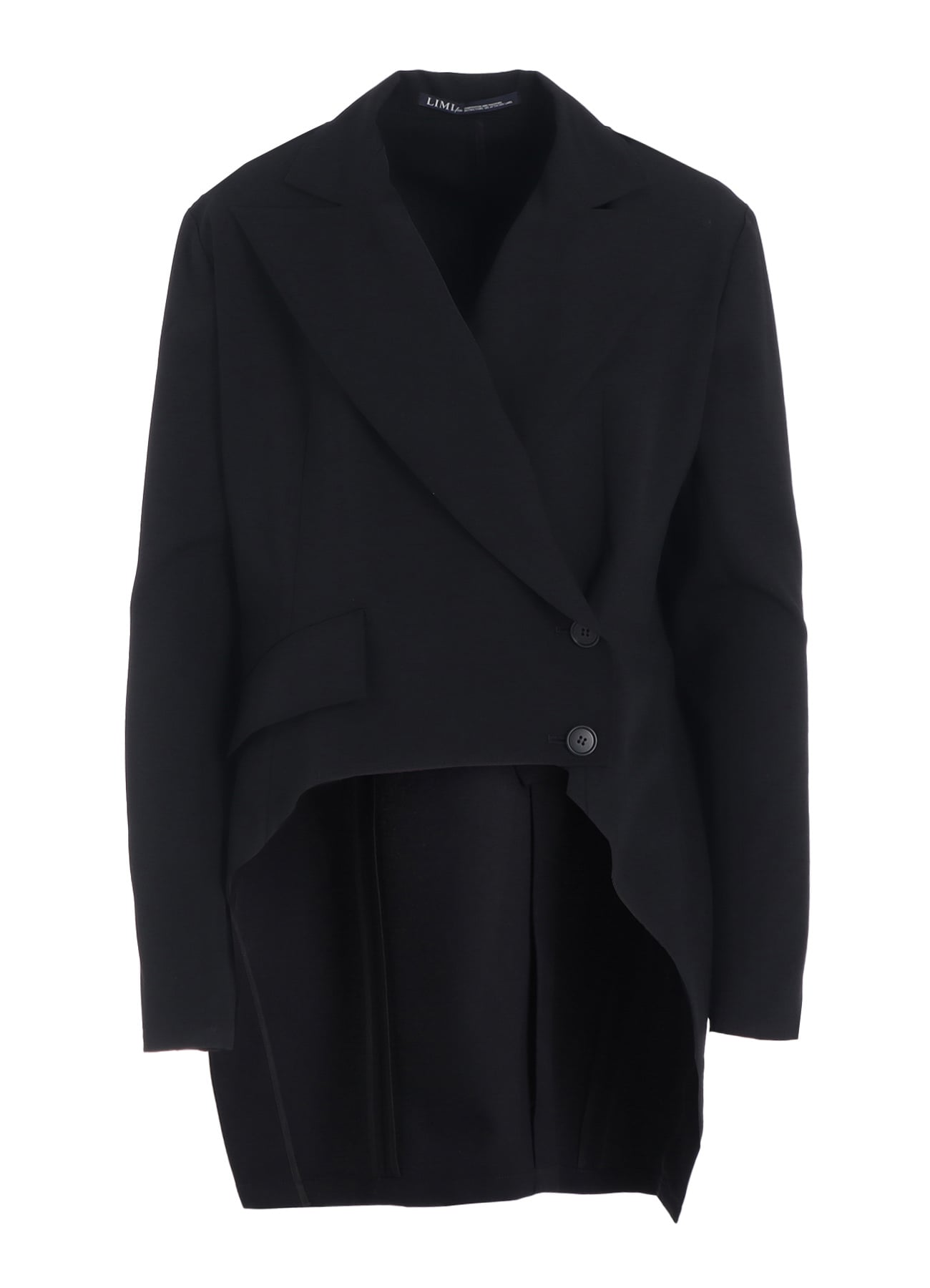WOOL GABARDINE BACK LONG JACKET
