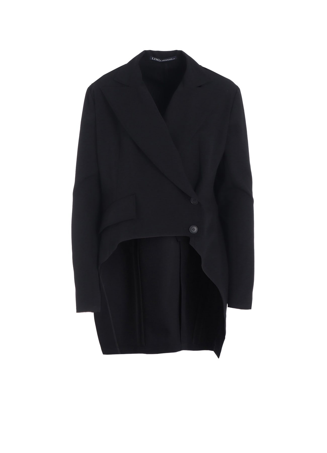 WOOL GABARDINE BACK LONG JACKET
