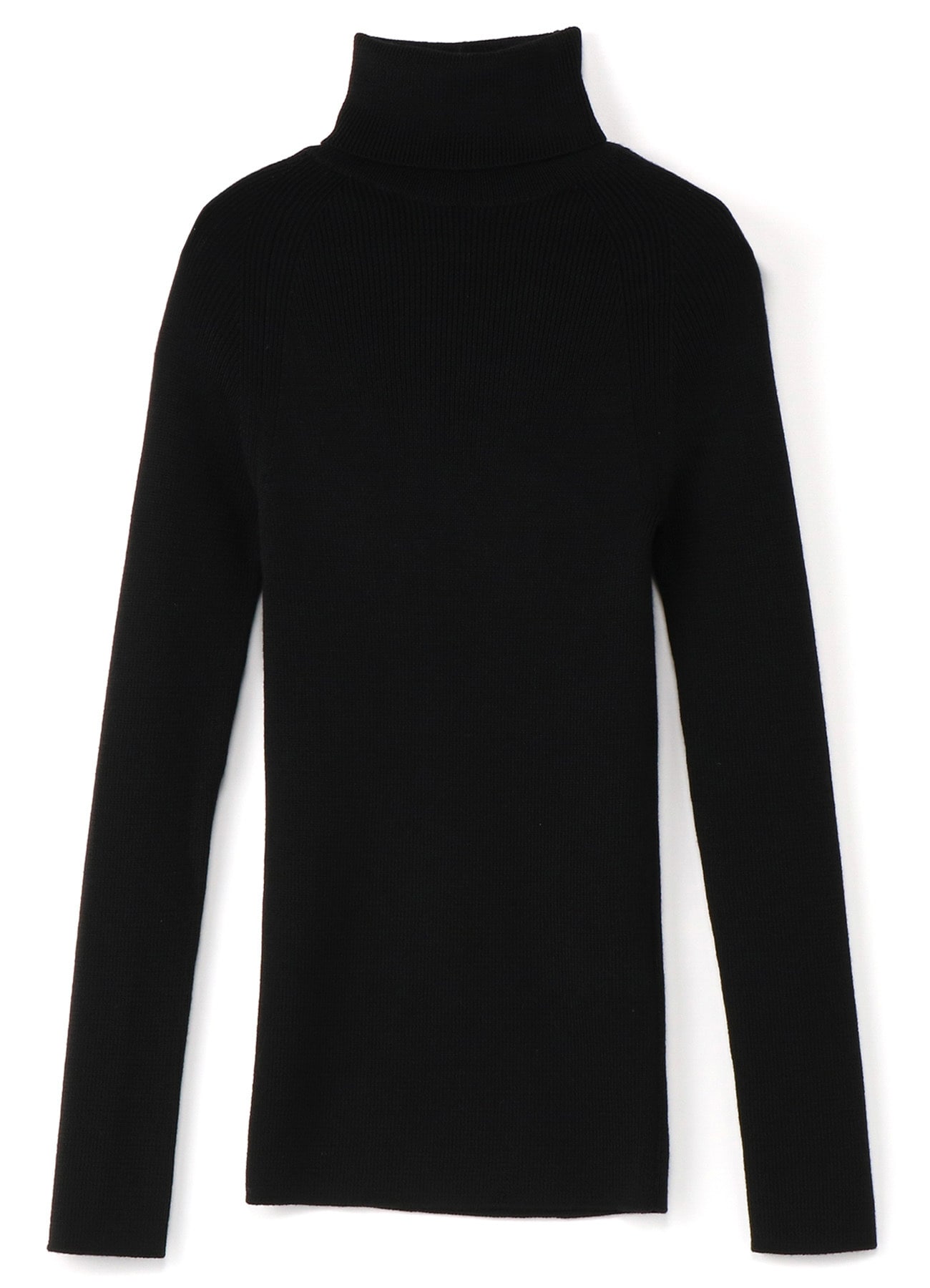 STANDARD WOOL PLAIN SIDE STITCH WASHABLE SHORT TURTLE NECK KNIT