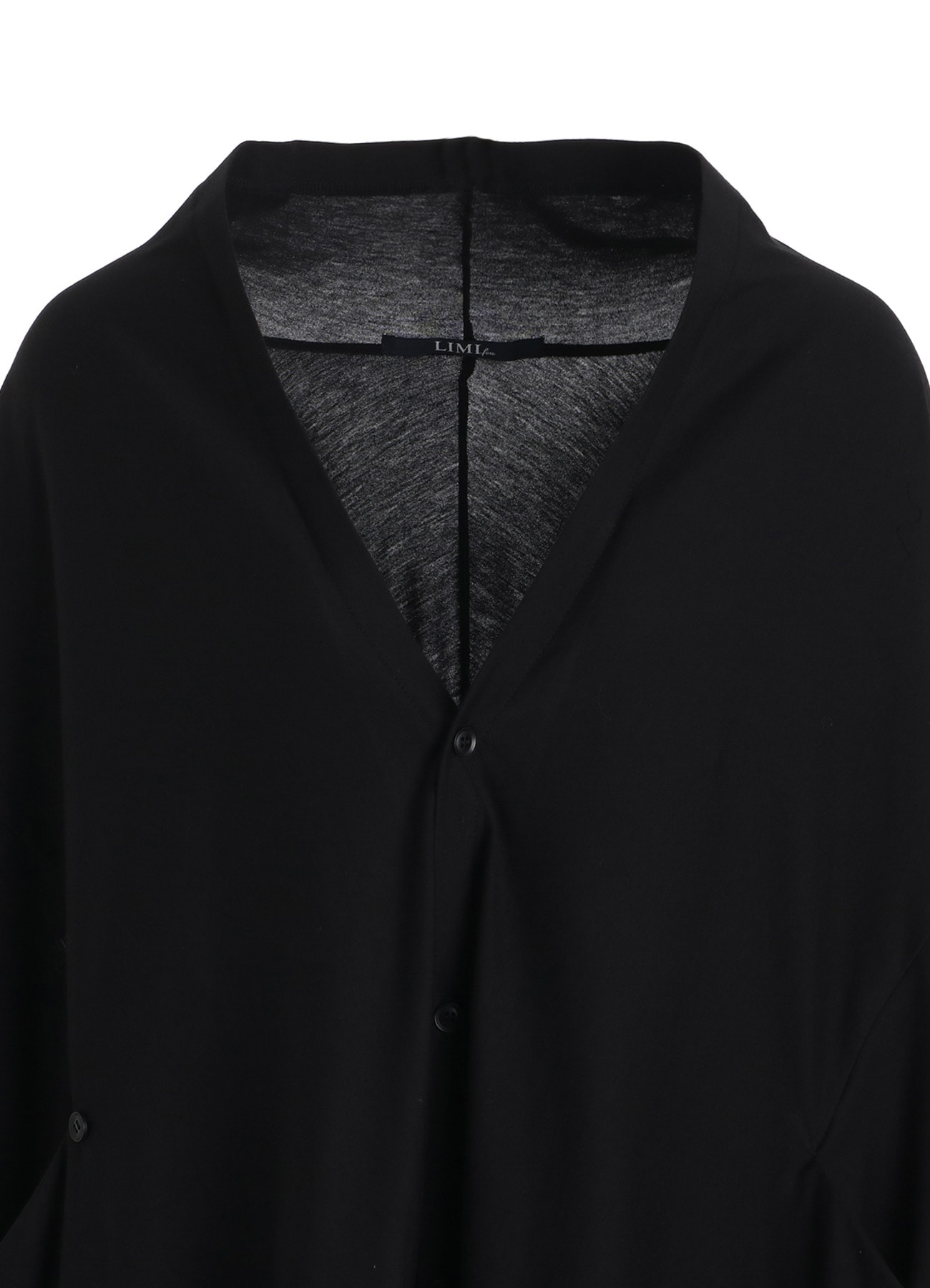 LYOCELL / COTTON JERSEY DRAPE LONG CARDIGAN