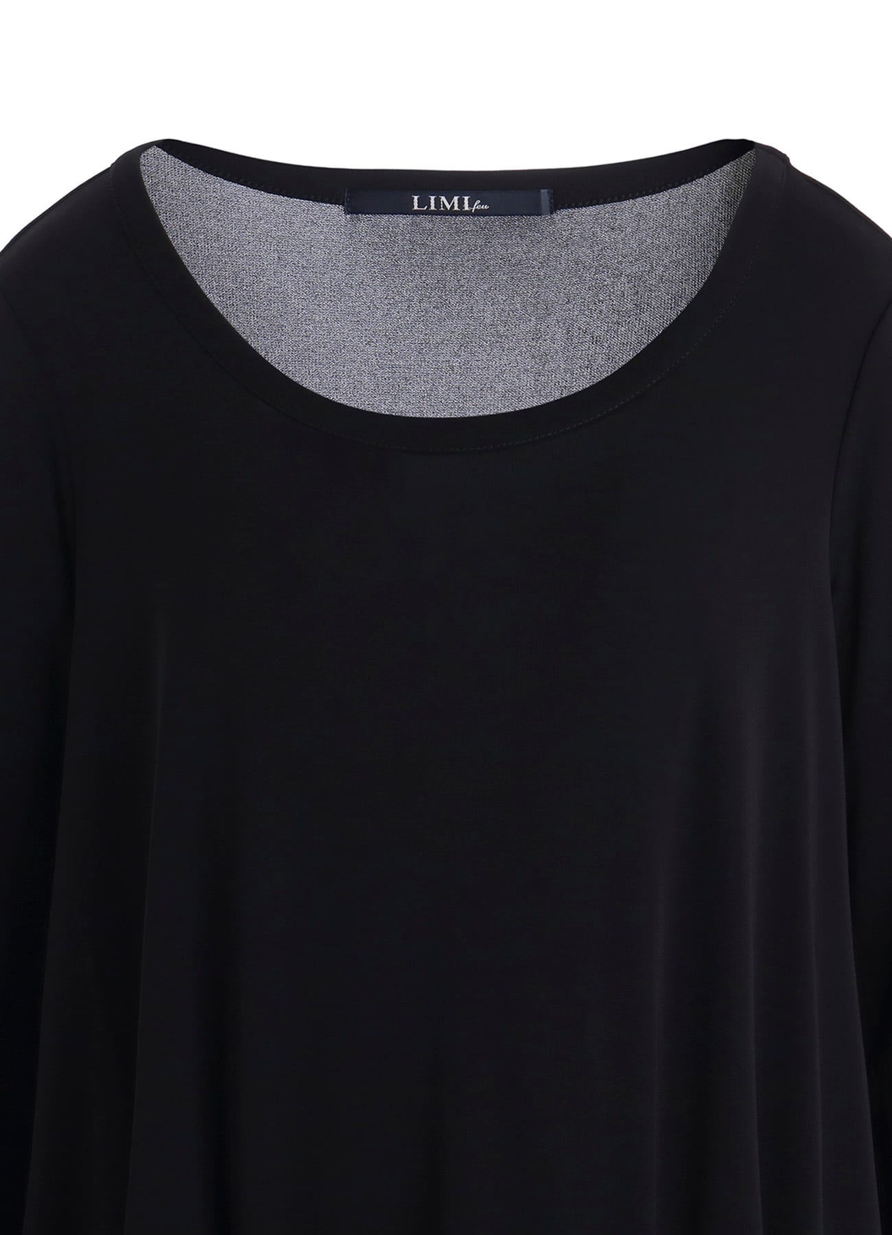 HIGH TWIST SMOOTH RAYON LONG SLEEVE TUCK DRESS