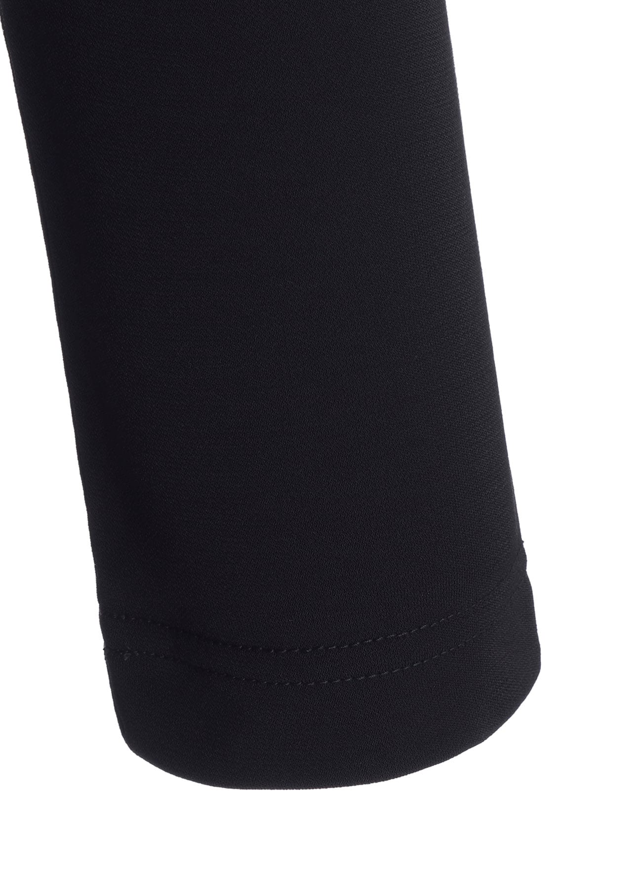 HIGH TWIST SMOOTH RAYON LONG SLEEVE TUCK DRESS