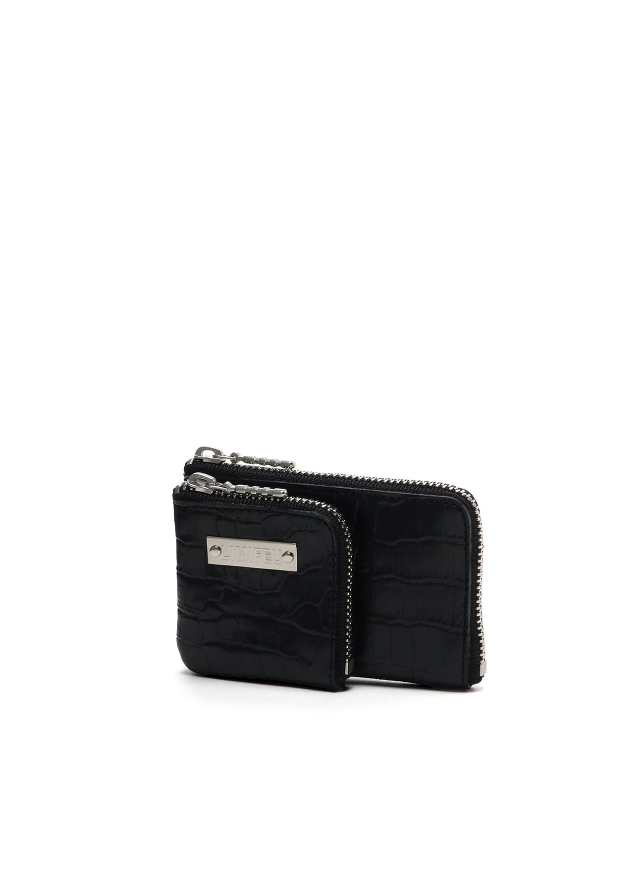 Crocodile Emboss W Mini Wallet B