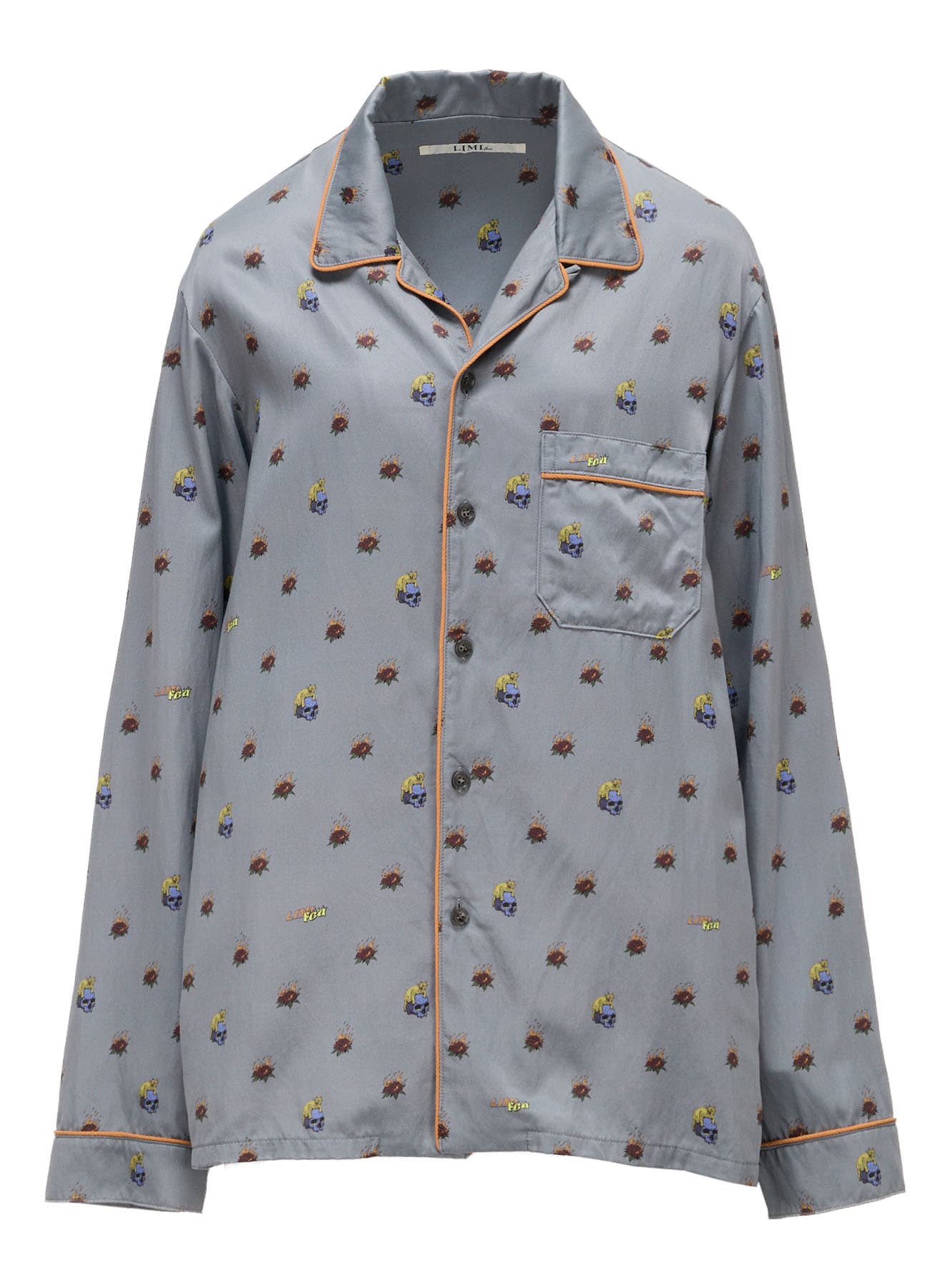 LIMI feu×HIROTTON RY/C SATIN PAJAMA SHIRT