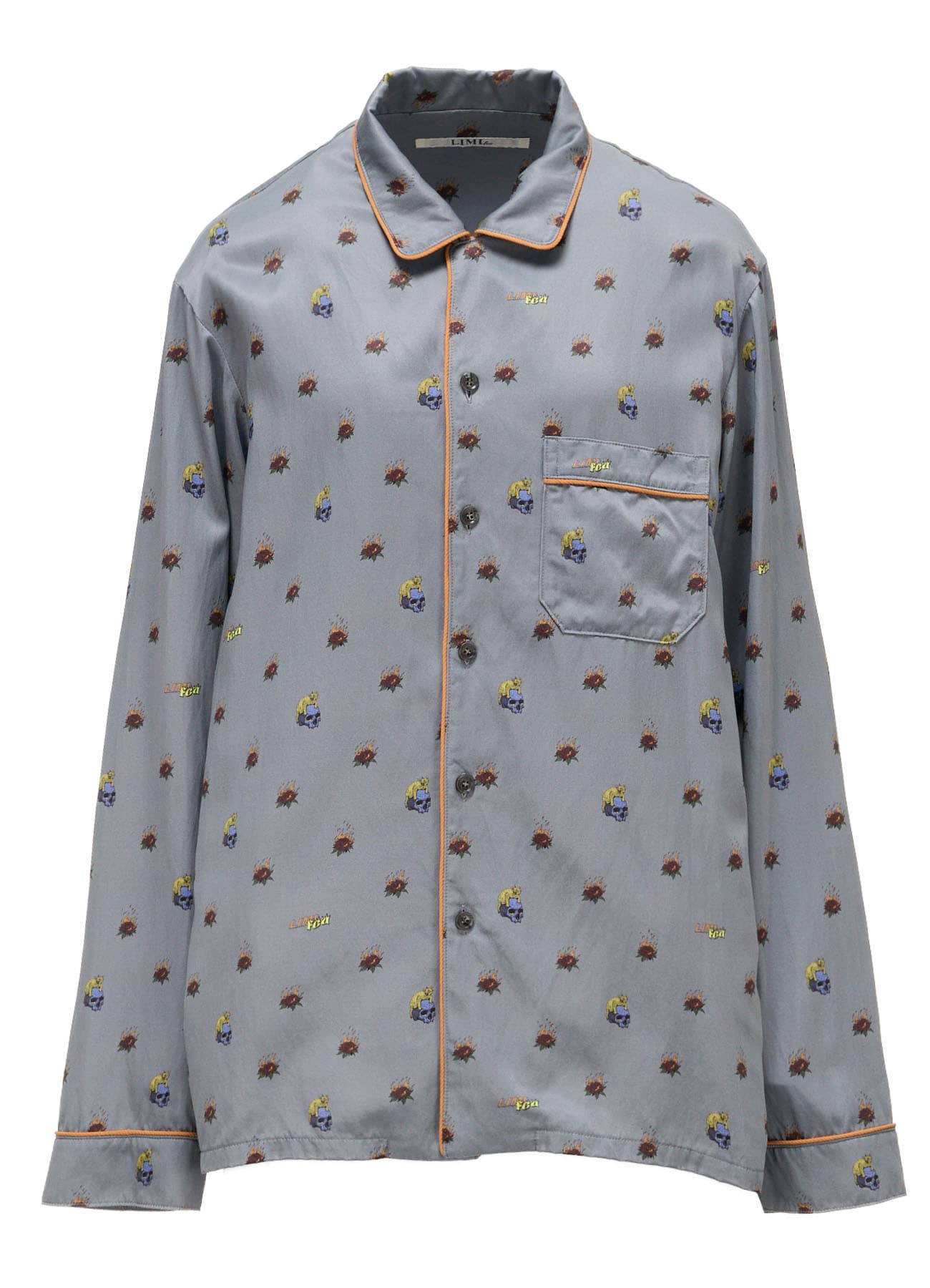 LIMI feu×HIROTTON RY/C SATIN PAJAMA SHIRT