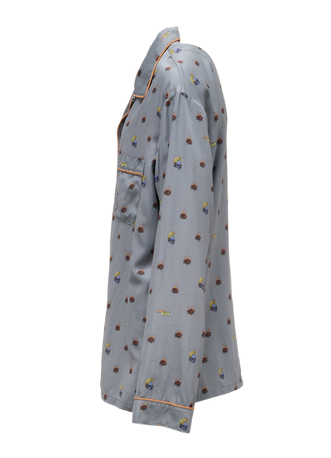 LIMI feu×HIROTTON RY/C SATIN PAJAMA SHIRT