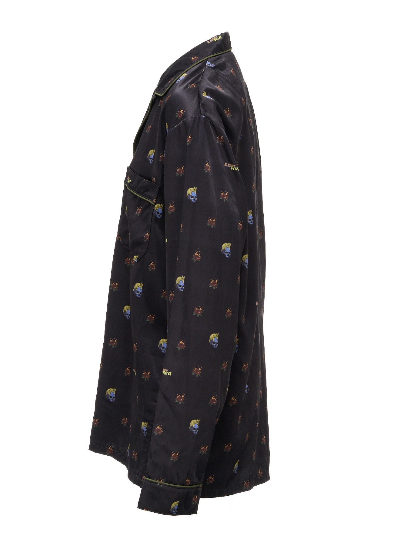LIMI feu×HIROTTON RY/C SATIN PAJAMA SHIRT