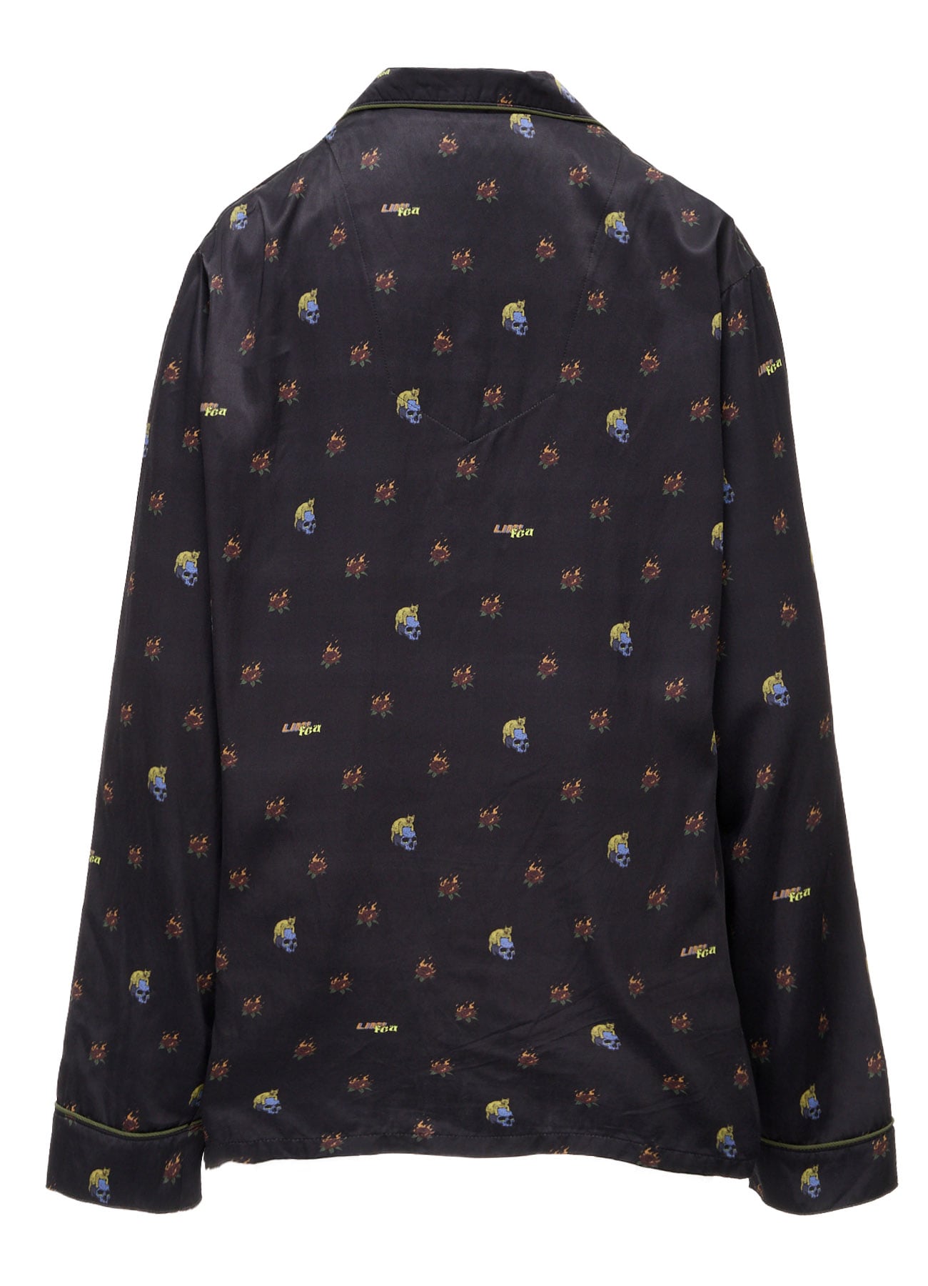LIMI feu×HIROTTON RY/C SATIN PAJAMA SHIRT