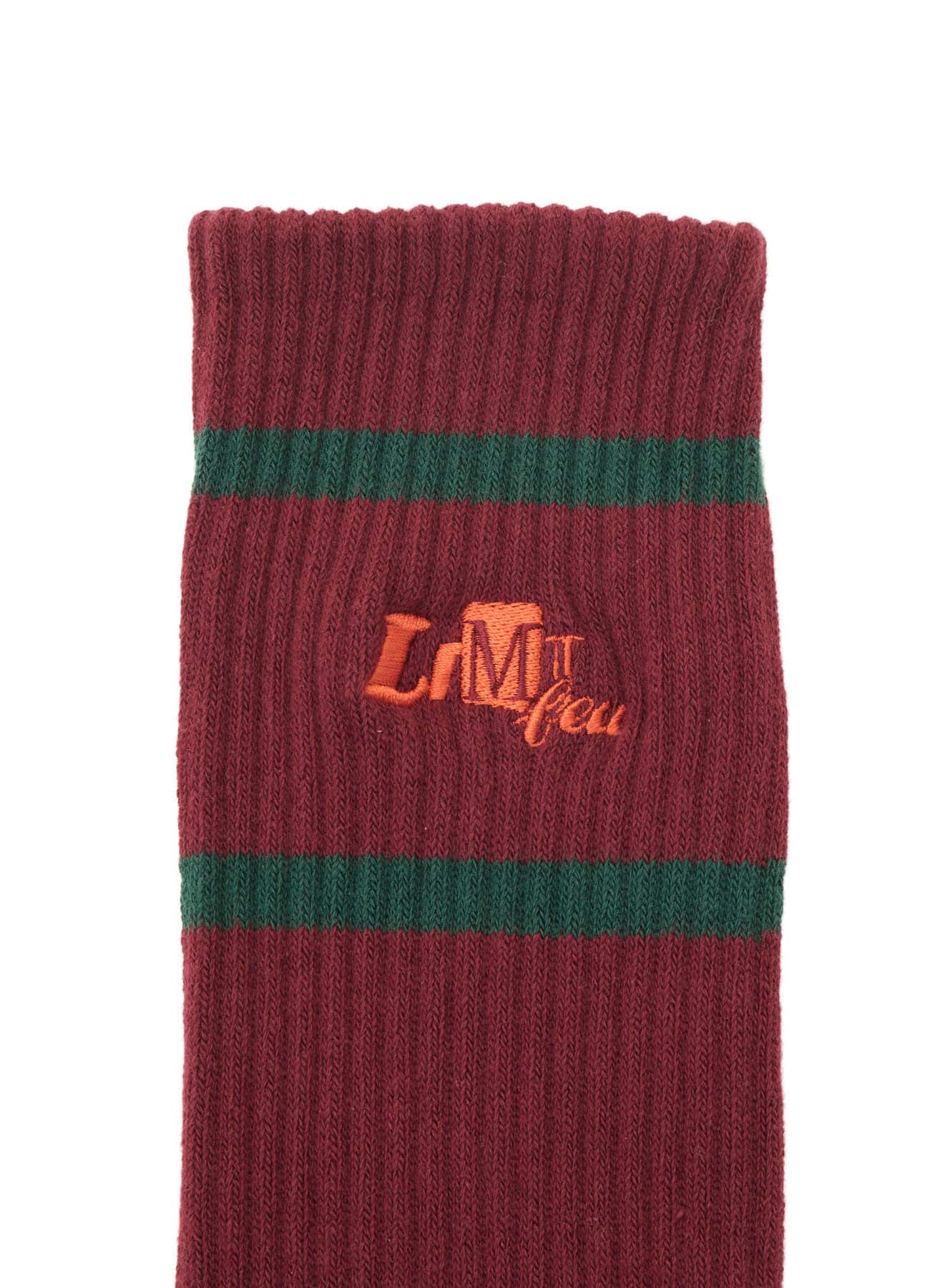 LIMI feu×HIROTTON EMBROIDERED RIB SOCKS