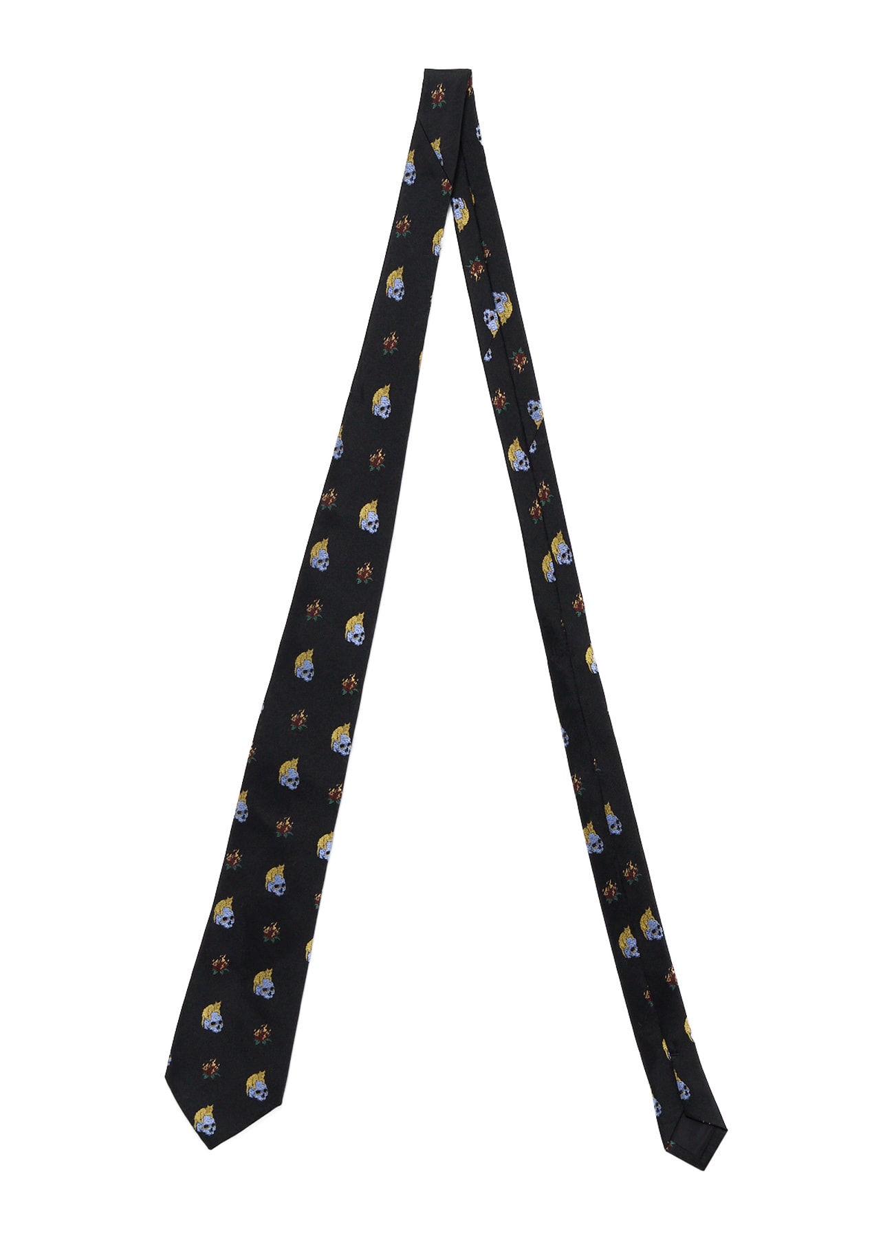 LIMI feu×HIROTTON SILK TWILL TIE