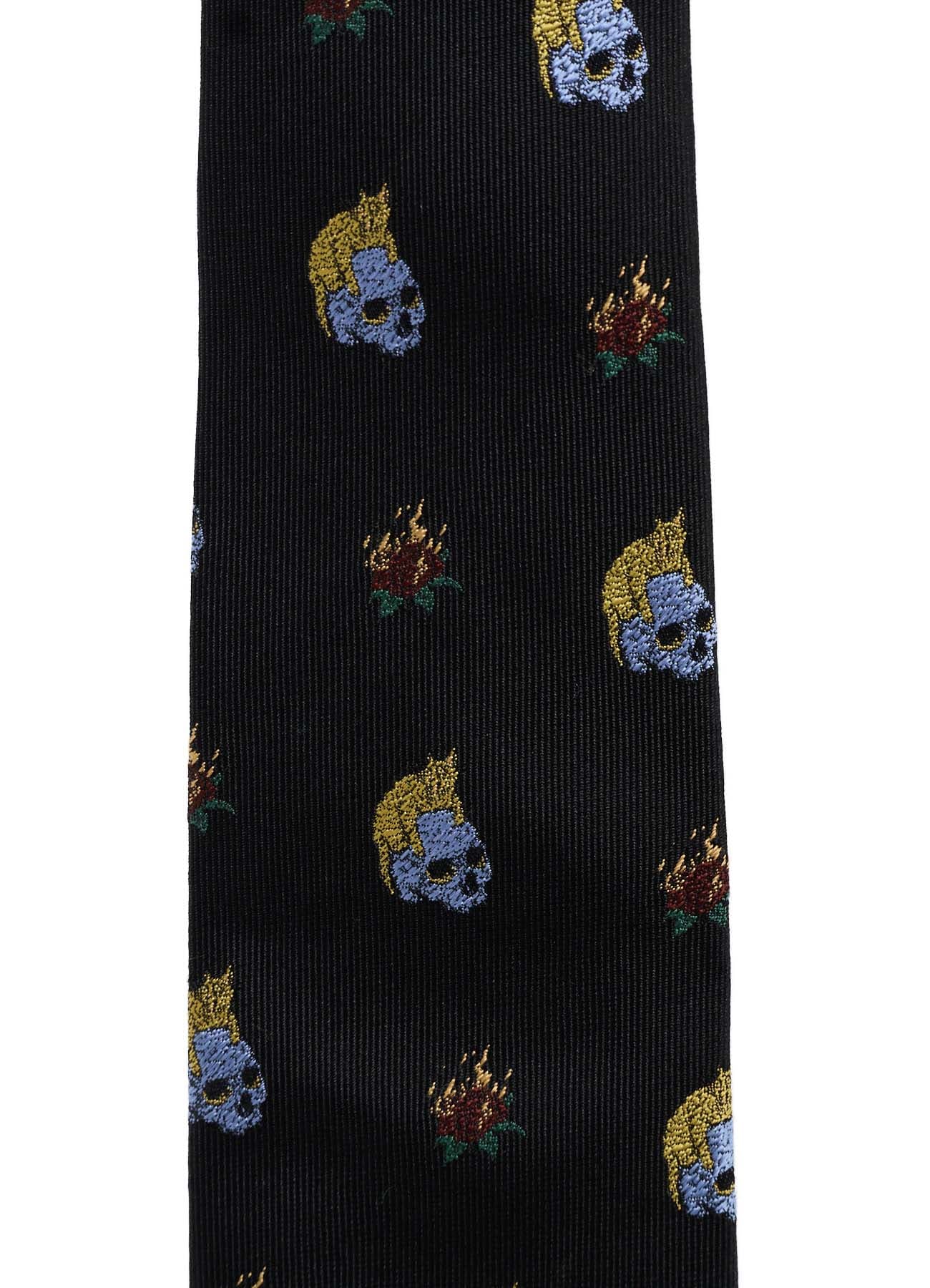 LIMI feu×HIROTTON SILK TWILL TIE