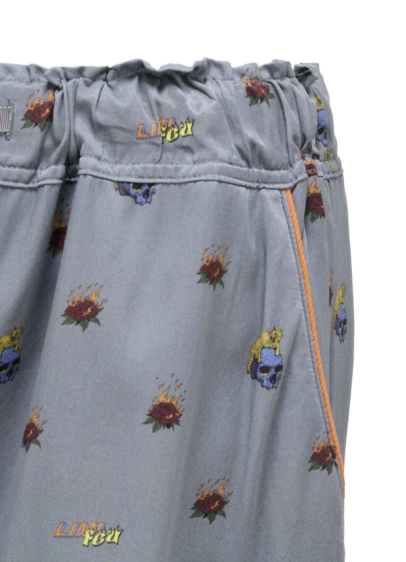 LIMI feu×HIROTTON RY/C SATIN PAJAMA PANTS