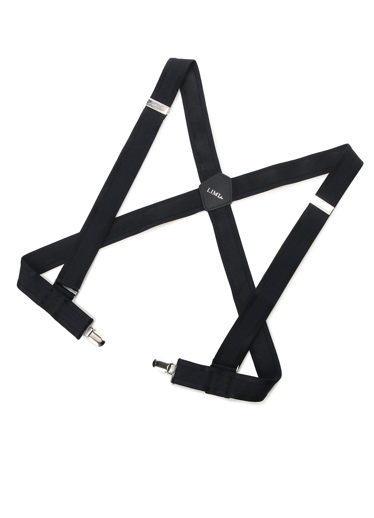 Satin Side Line Design Suspender Free Size Black Limi Feu The Shop Yohji Yamamoto