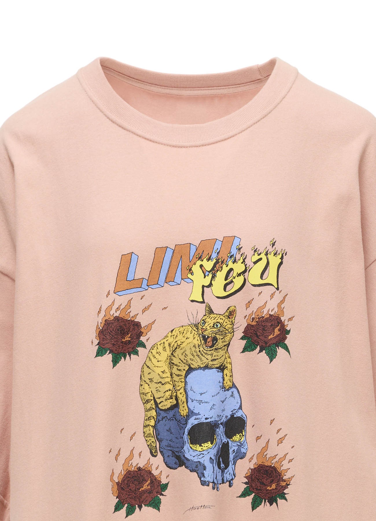 LIMI feu×HIROTTON HEAVY JERSEY T-SHIRT A(S Pink): LIMI feu｜THE