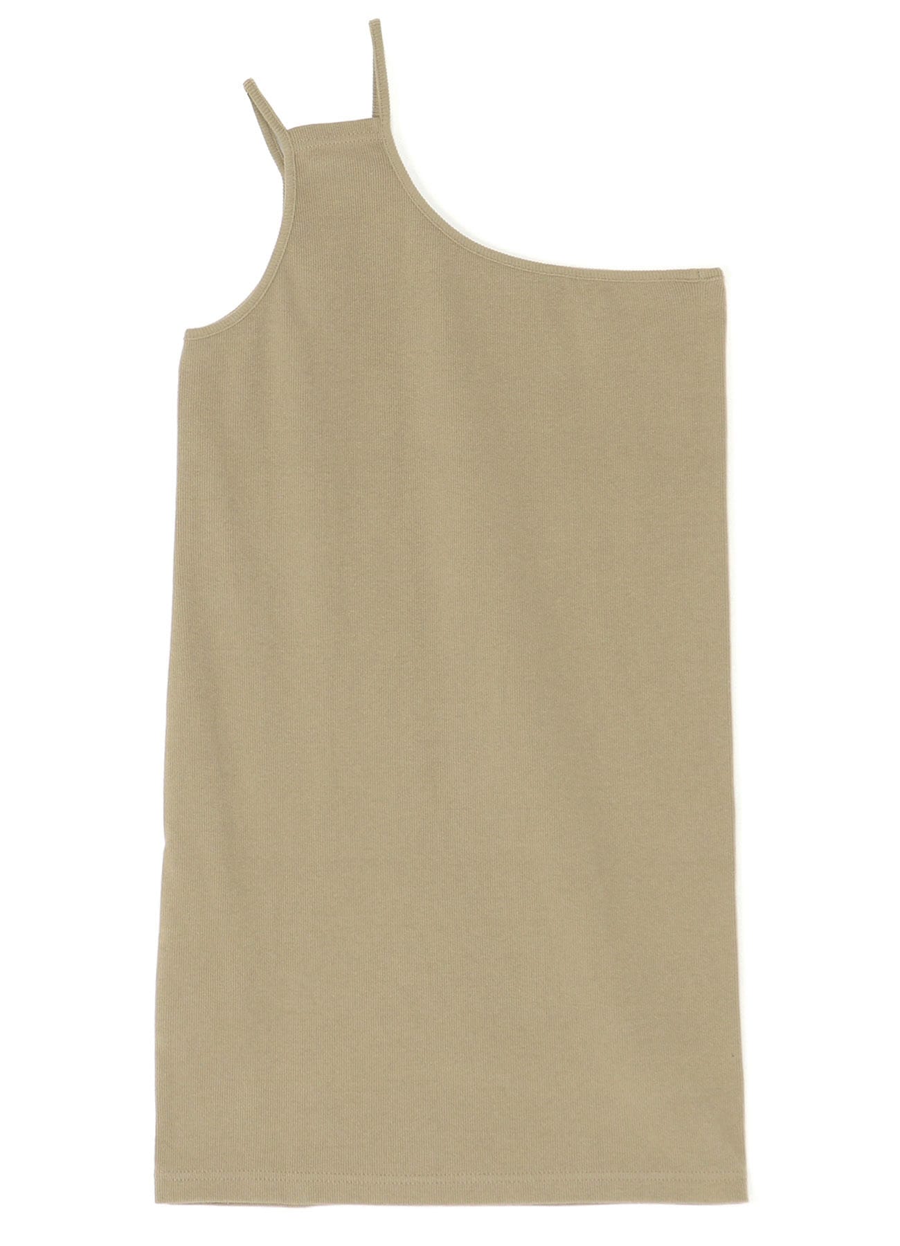 C/Pu Bare Rib Double Strings One Shoulder T