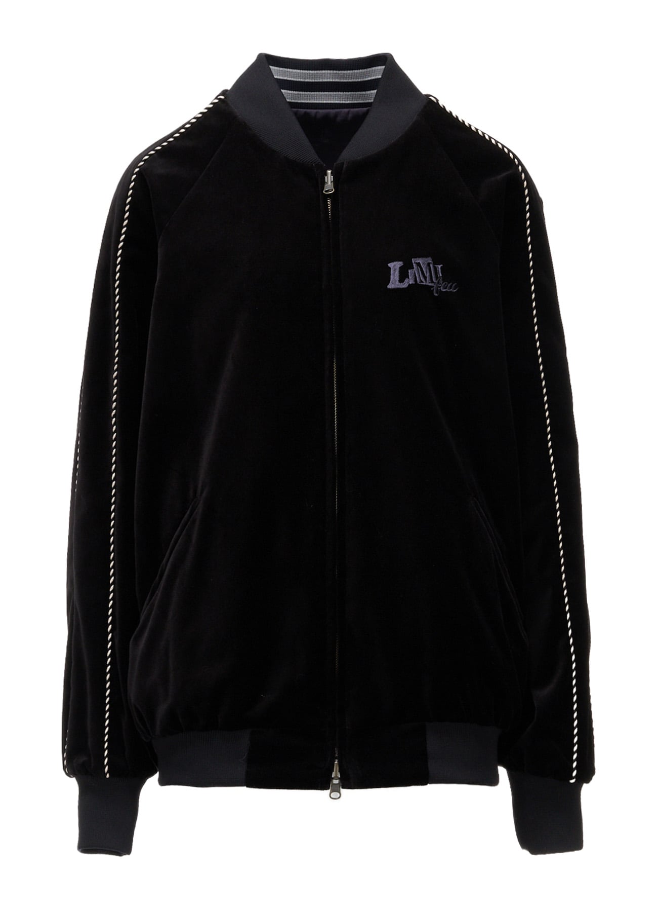 LIMI feu×HIROTTON SATIN+VELVETEEN COMBINATION REVERSIBLE BLOUSON