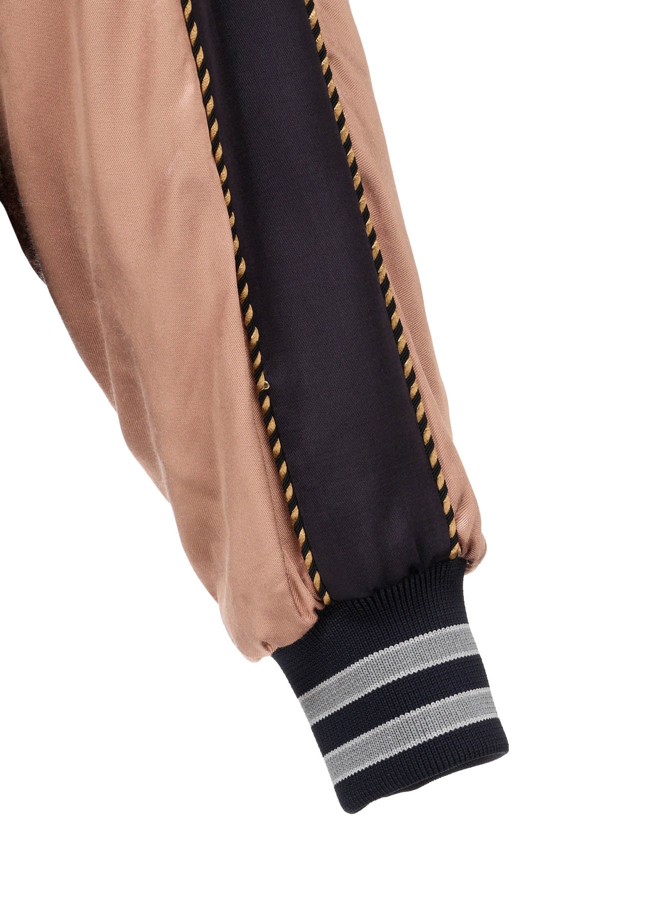 LIMI feu×HIROTTON SATIN+VELVETEEN COMBINATION REVERSIBLE BLOUSON