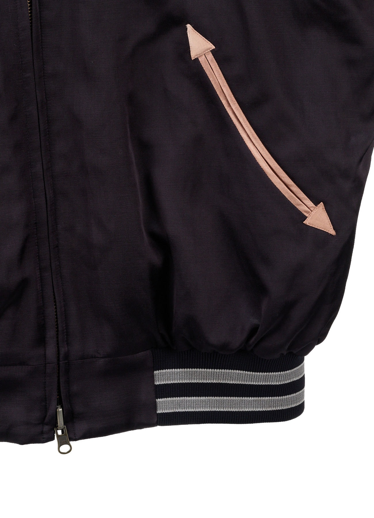 LIMI feu×HIROTTON SATIN+VELVETEEN COMBINATION REVERSIBLE BLOUSON