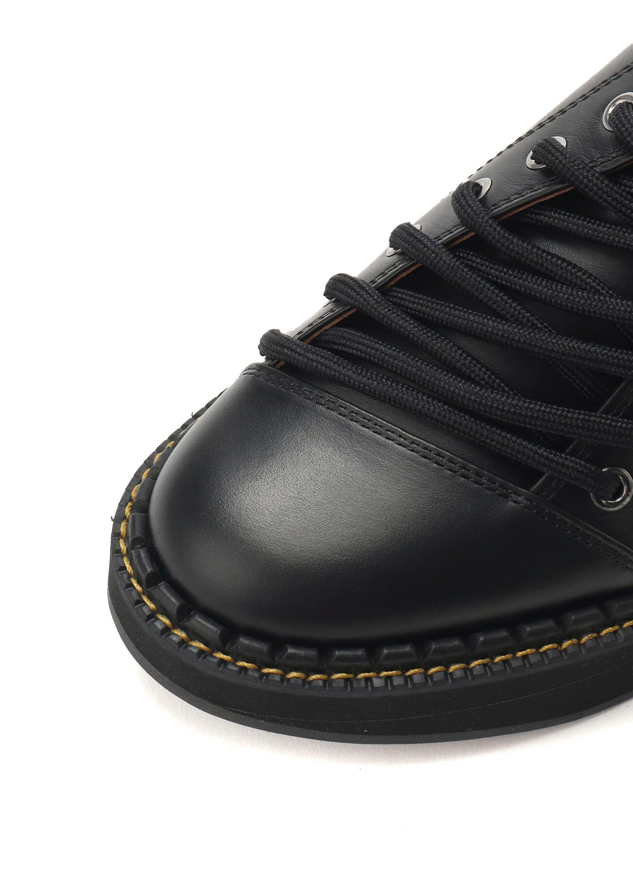 Smooth Leather Slantcap Leather Shoes