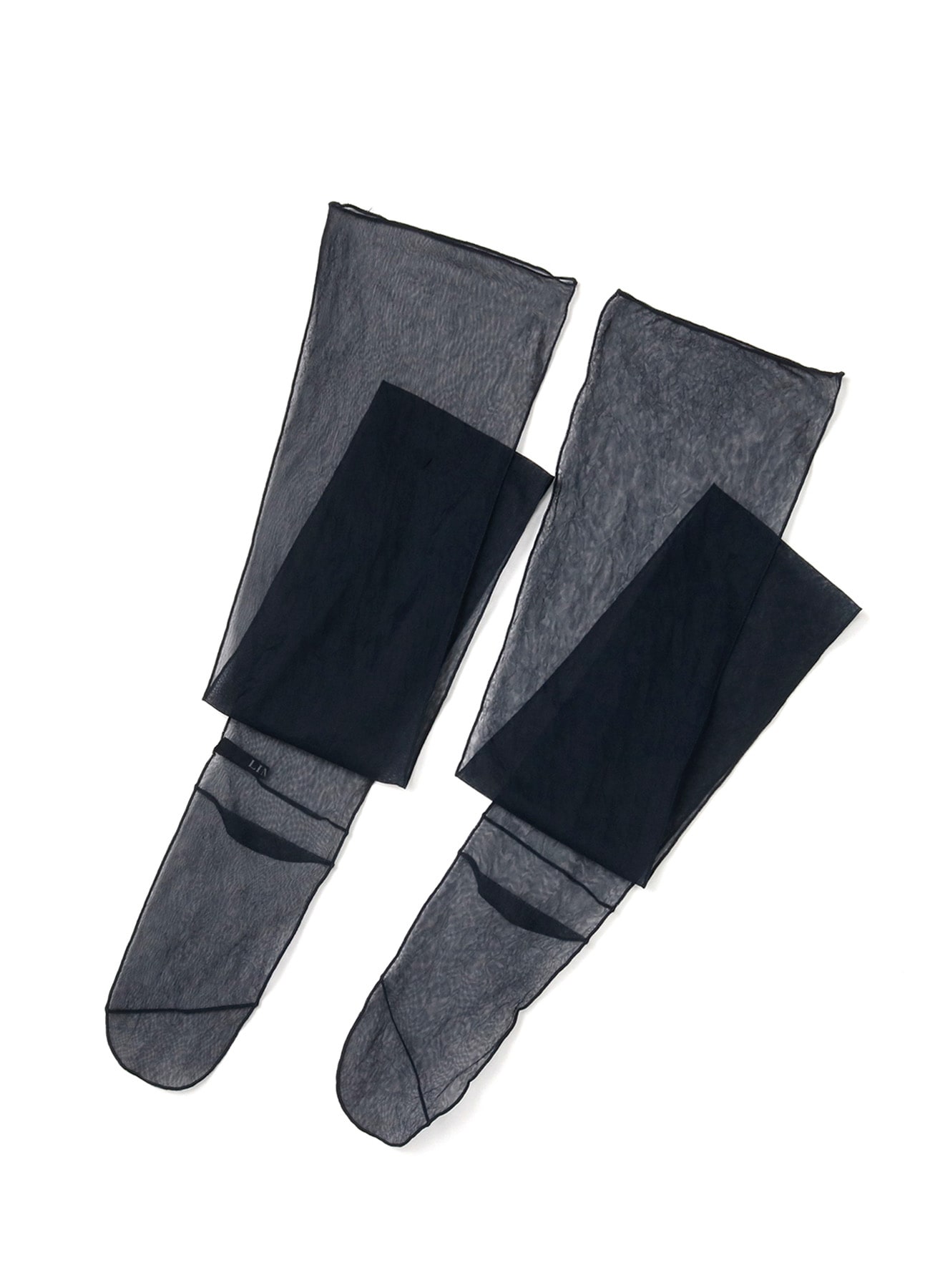 Pe/Wrinkle Tulle B Gather Long Socks