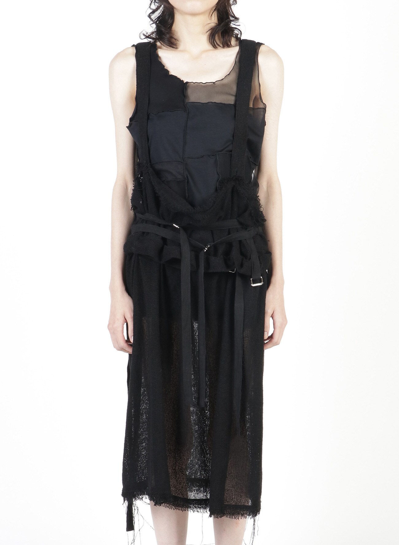 Leno Cloth Suspender Belt Skirt