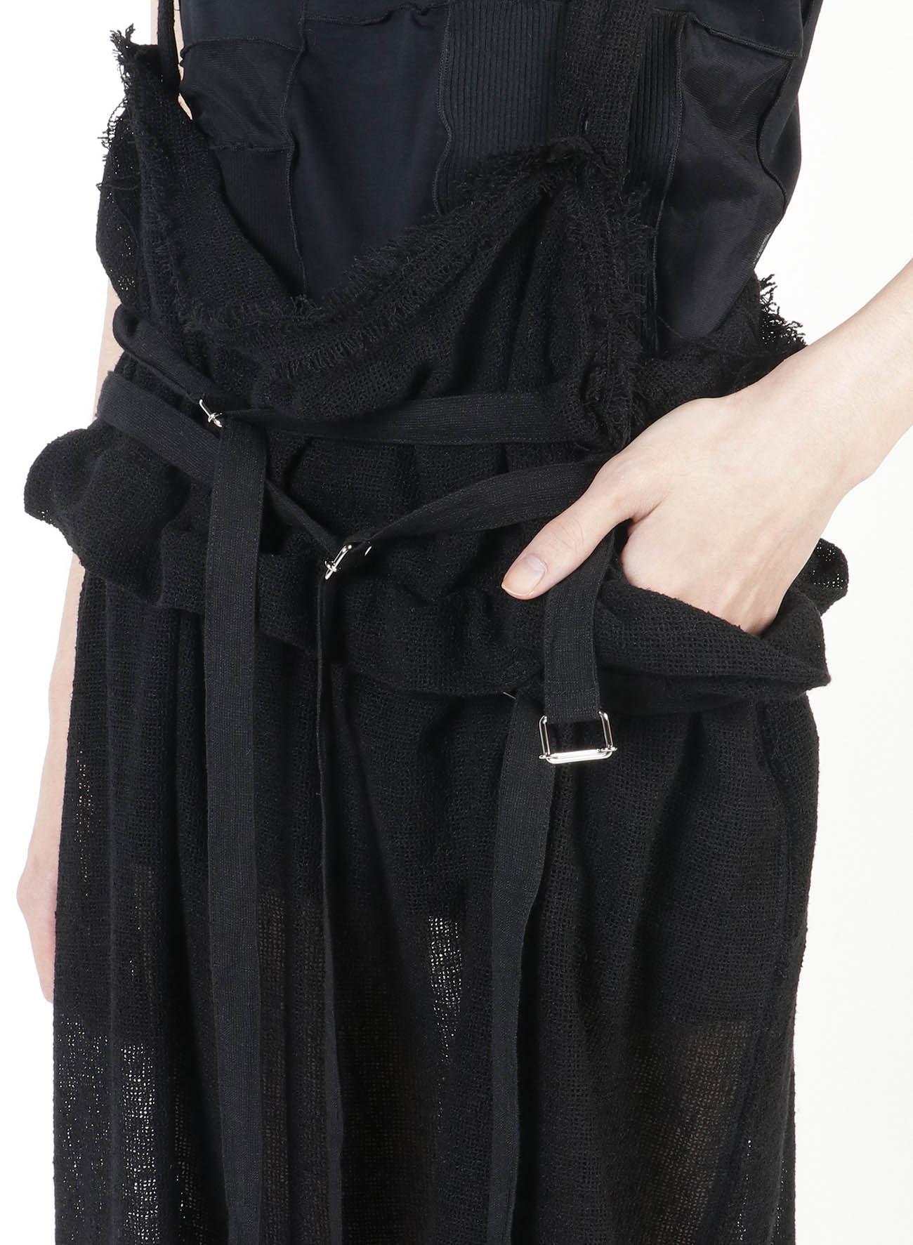 Leno Cloth Suspender Belt Skirt