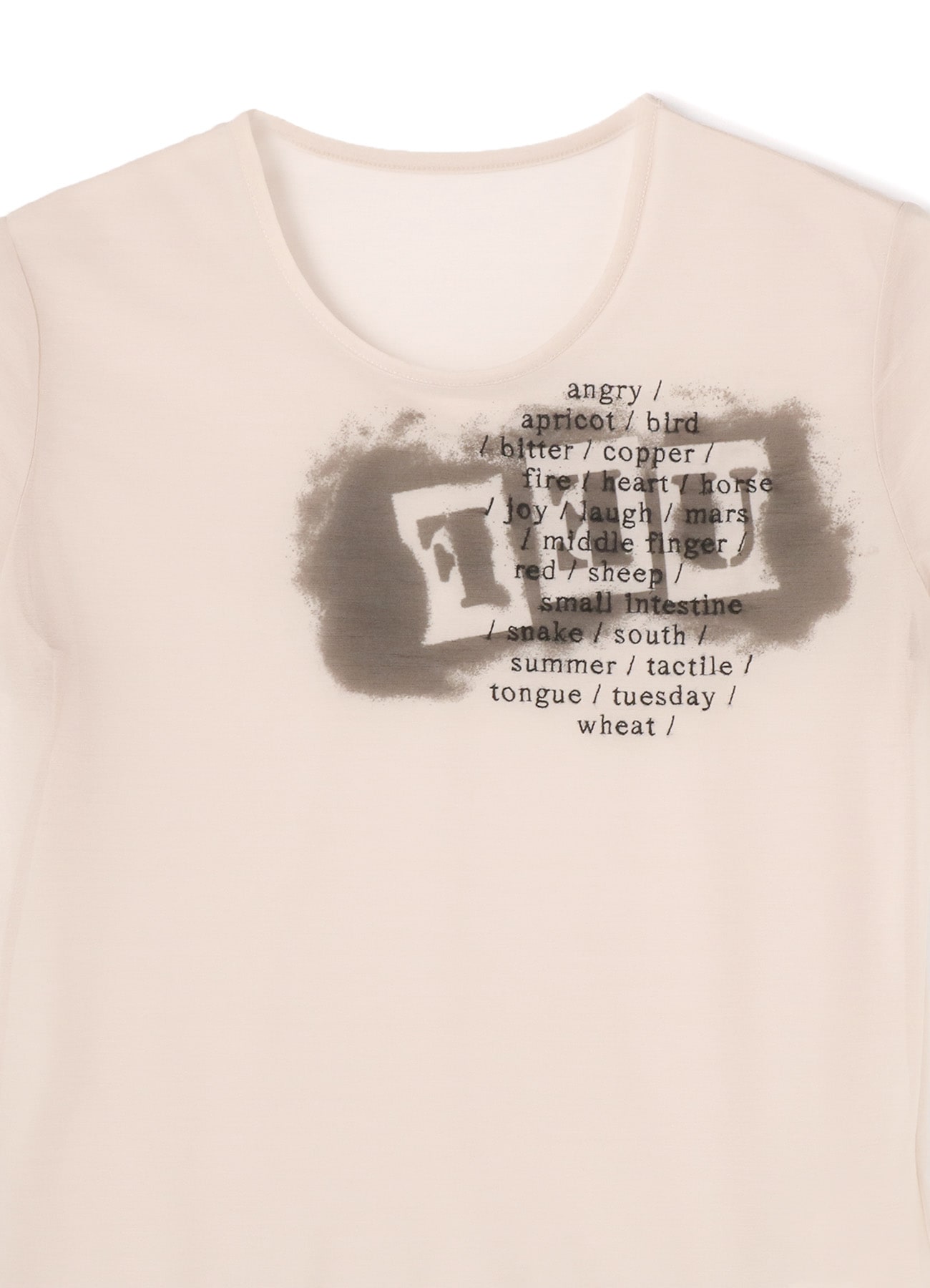 FEU Embroidery & Print Tight Short Sleeve T