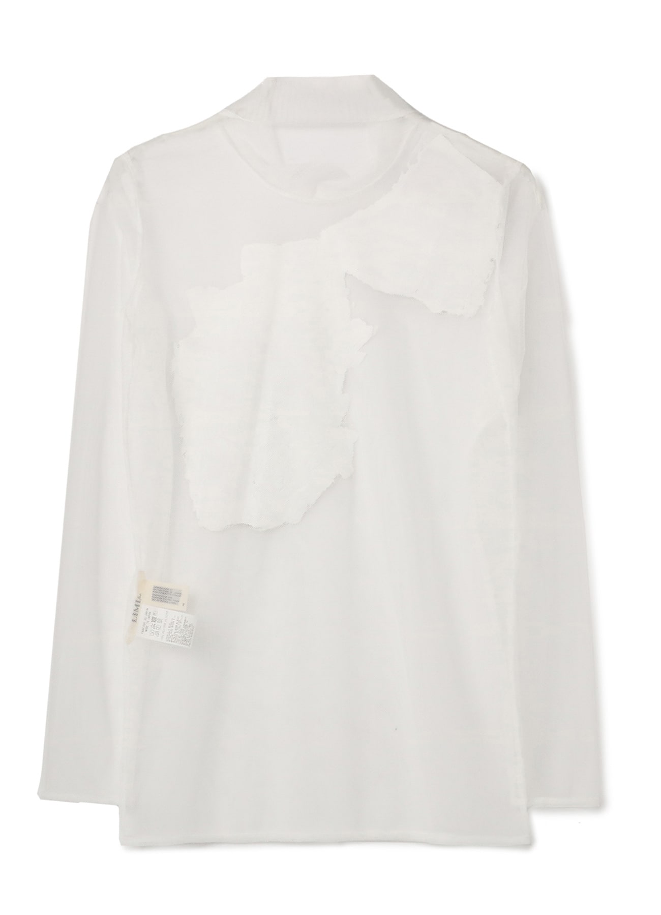 Newspaper Print High Neck T